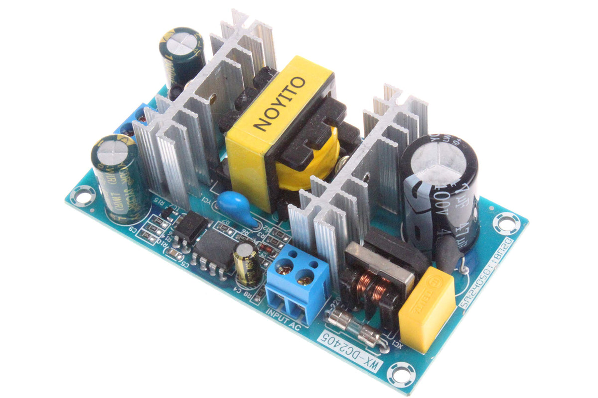 Noyito Ac To Dc Isolated Power Supply Module Ac 120V 100V - 240V To Dc 24V 2A 48W Peak 24V 3A 72W Max Power Module With Overvolt