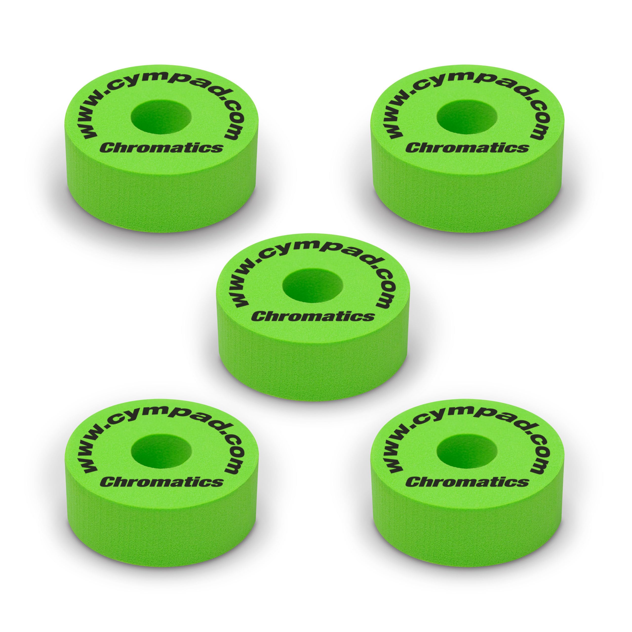 Cympad Chromatics Foam Cymbal Washer Set 40/15Mm Green