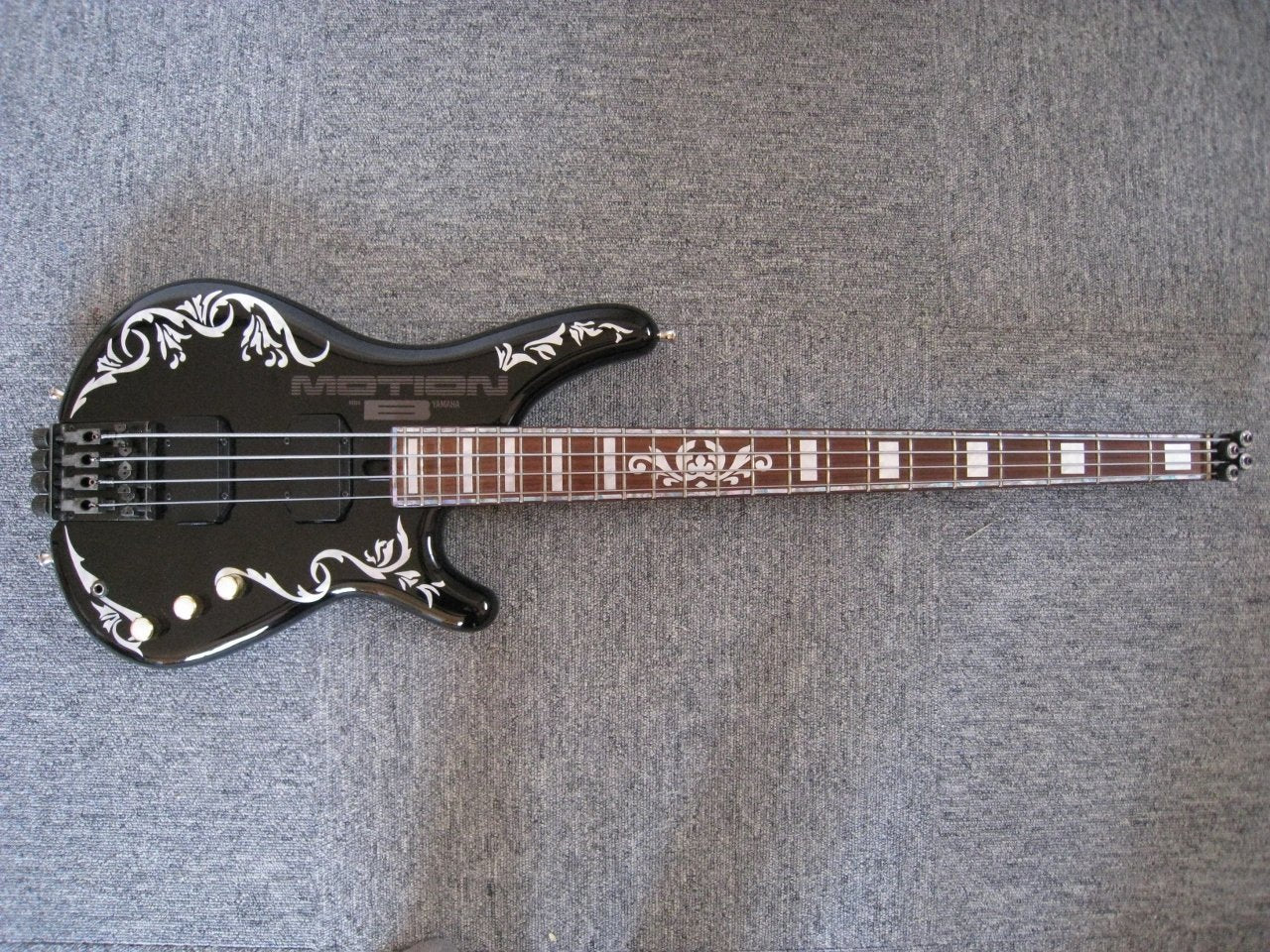 Jockomo Cowboy Fancy Vine Wt Guitar Bass Inlay Sticker