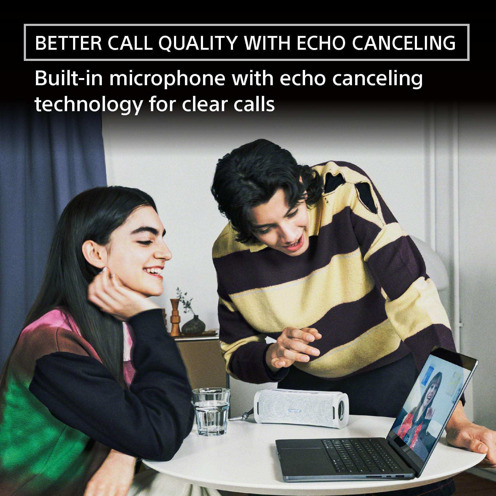 Sony ULT Field 1 Waterproof Portable Bluetooth Speaker, Enhanced Bass, 12h Battery, IP67 Rated Dustproof Shockproof Rustproof, Detachable Strap (SRSULT10B), Black