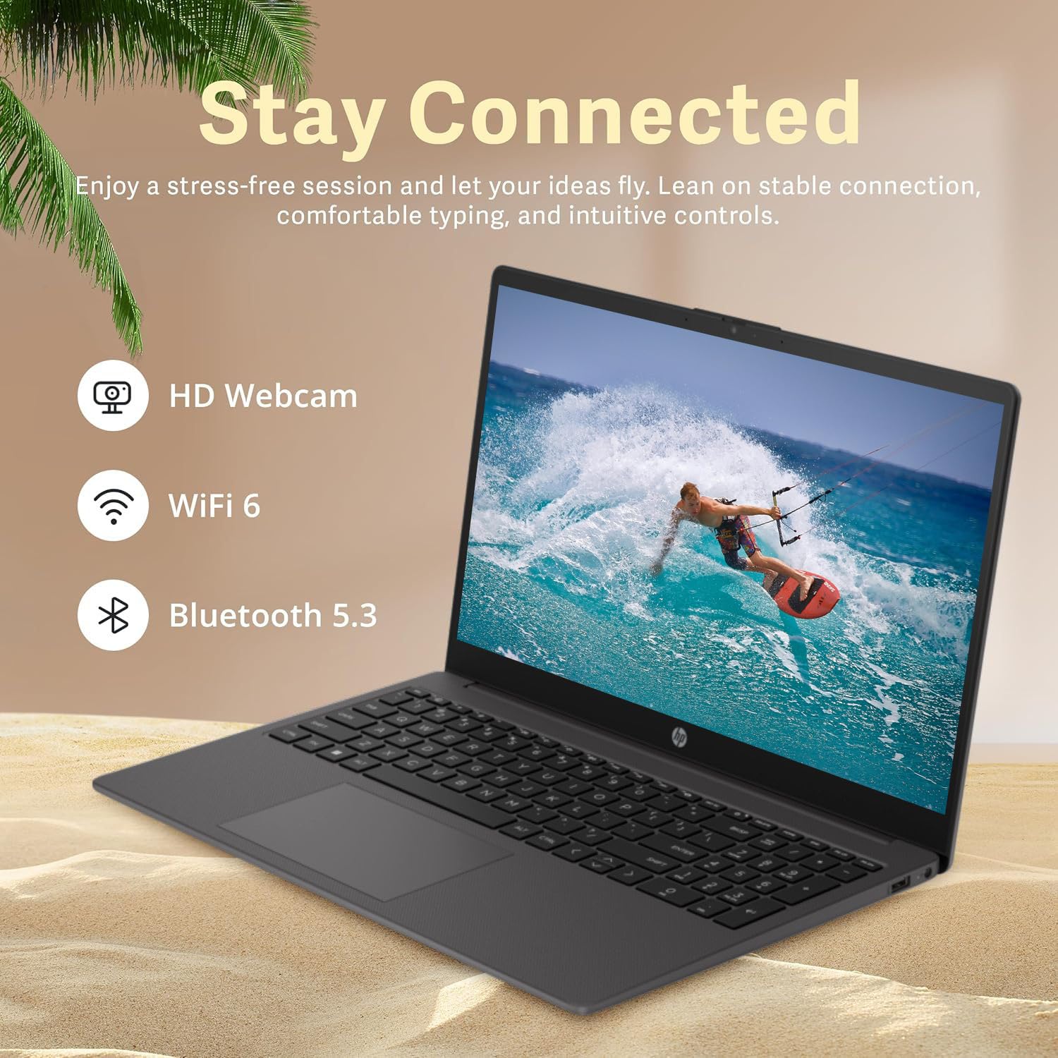 Hp Newest 255 G10 Business Laptop, 15.6'' Fhd Display, Amd Ryzen 5 7530U, 32Gb Ram, 1Tb Pcie Ssd, Numeric Keypad, Webcam, Hdmi,