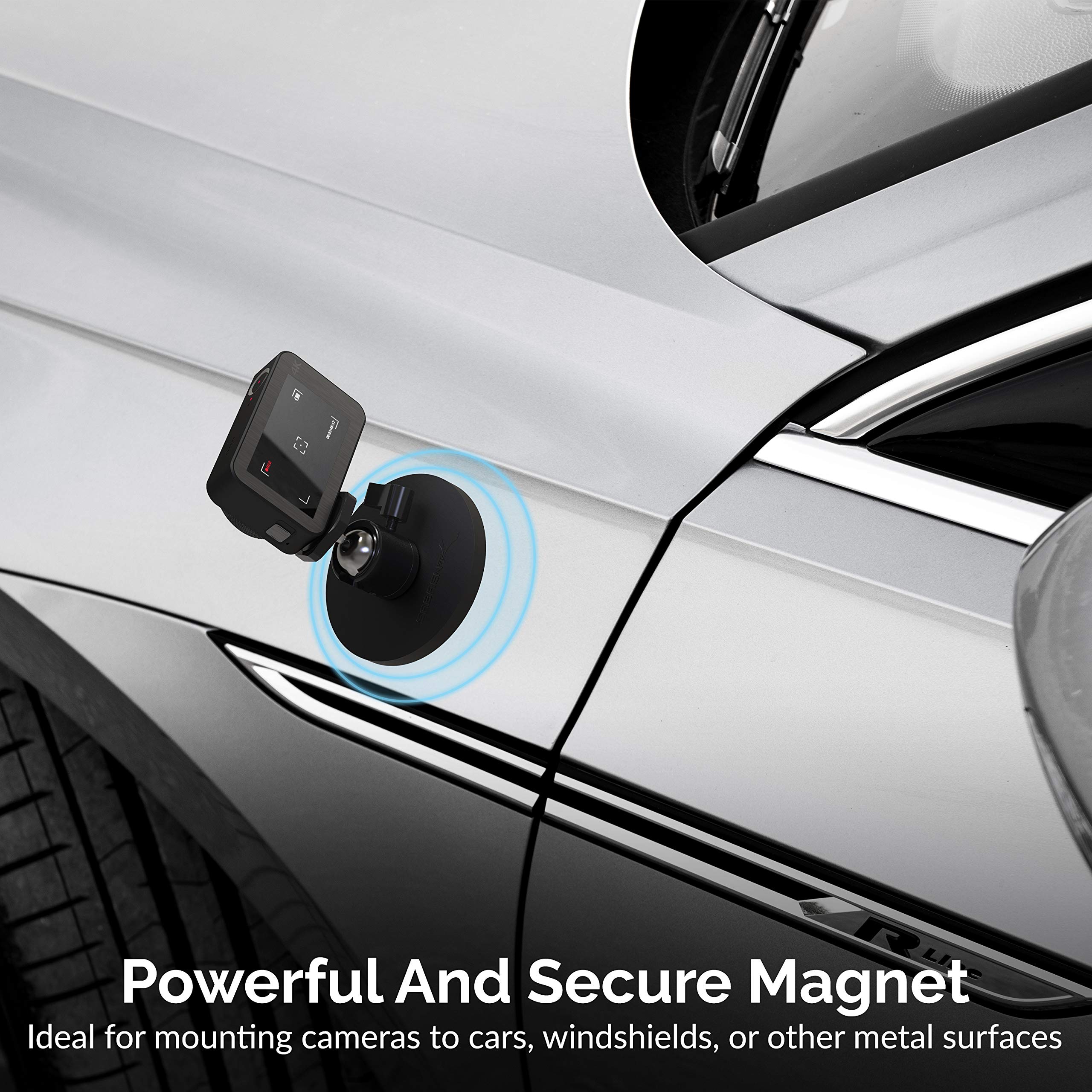 Sabrent Rubber Coated Magnetic Mount For Action Cam/Cameras And Small Dslr (Cs Mg88)