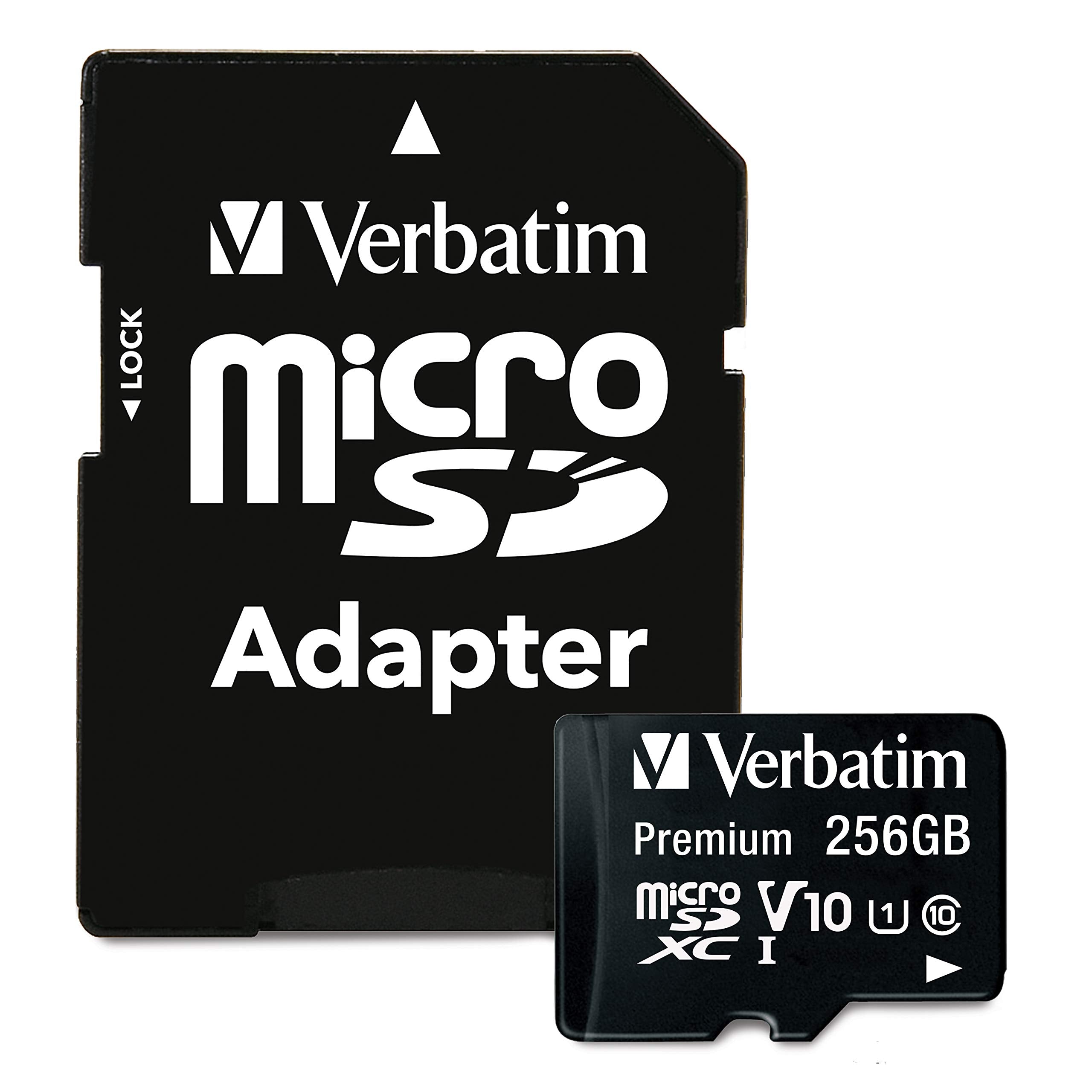 Verbatim Premium 256 Gb Class 10/Uhs I (U1) Microsdxc