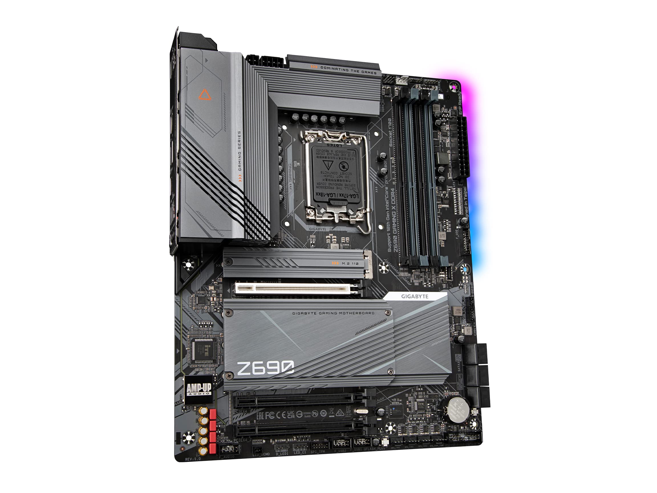 Gigabyte Z690 Gaming X Ddr4 (Lga 1700/ Intel Z690/ Atx/ Ddr4/ Quad M.2/ Pcie 5.0/ Usb 3.2 Gen2X2 Type-C/ 2.5Gbe Lan/Gaming Mothe
