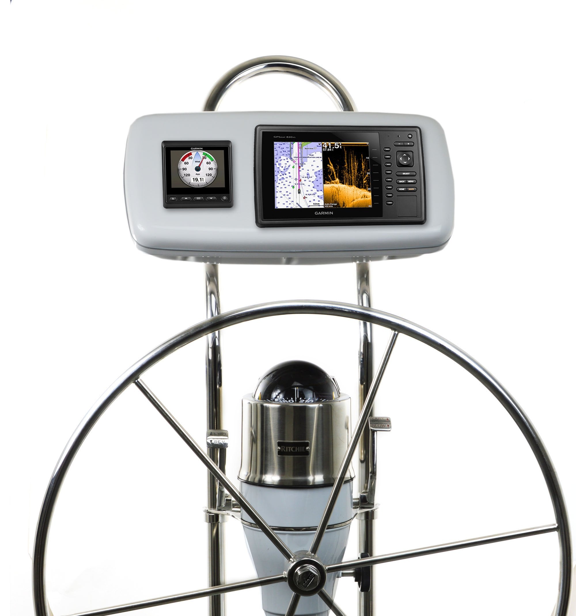 Navpod Gp1048 Systempod Pre-Cut F/Garmin 820/820Xs/840Xs & 1 Instrument  F/9.5'' Wide Guard,WBEEAB00TFX9P2C