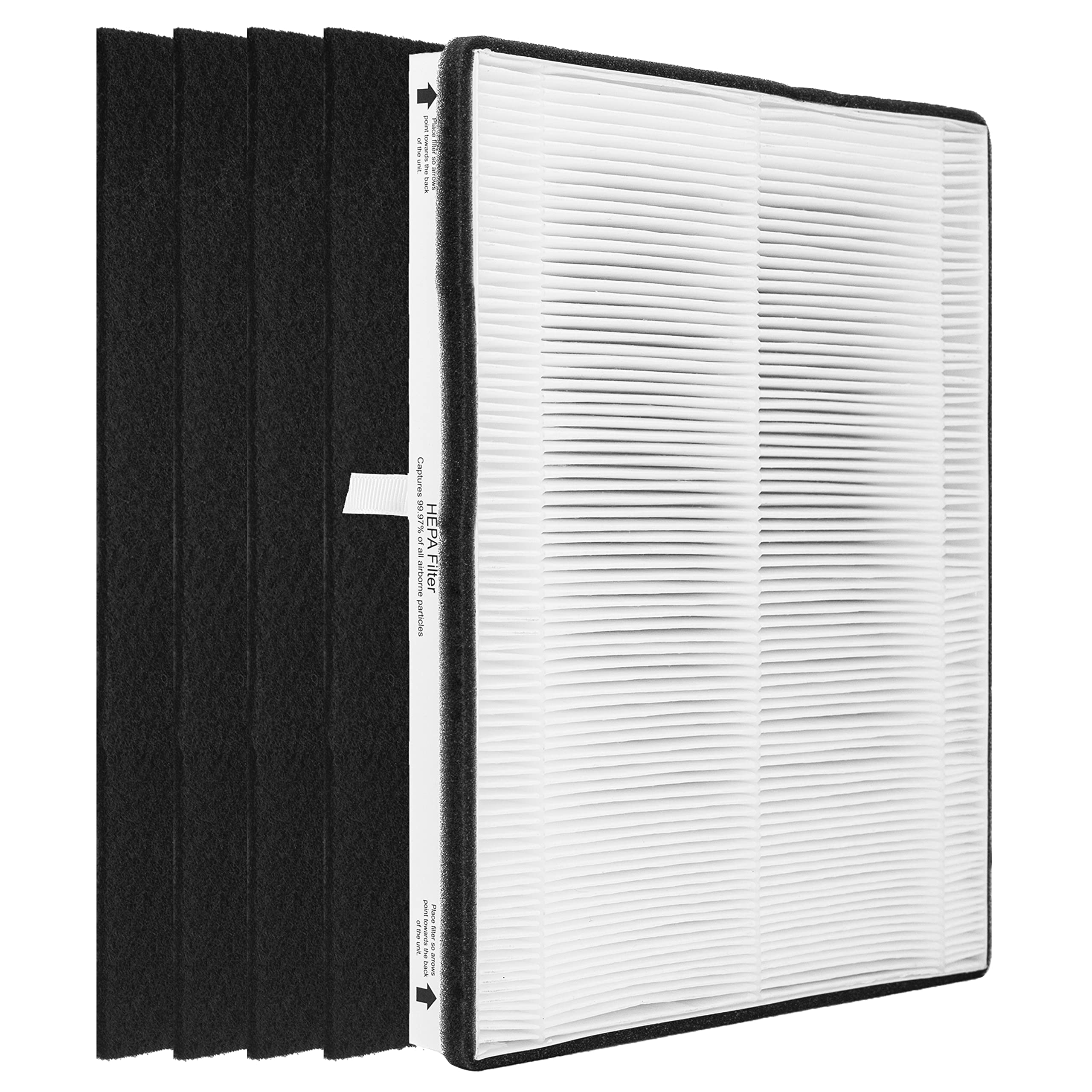 Hichoryer Md1 0022 Replacement Filter, Compatible With Vornado Air Purifier Models Ac300, Ac350, Ac500, Ac550, Pco200, Pco300 An