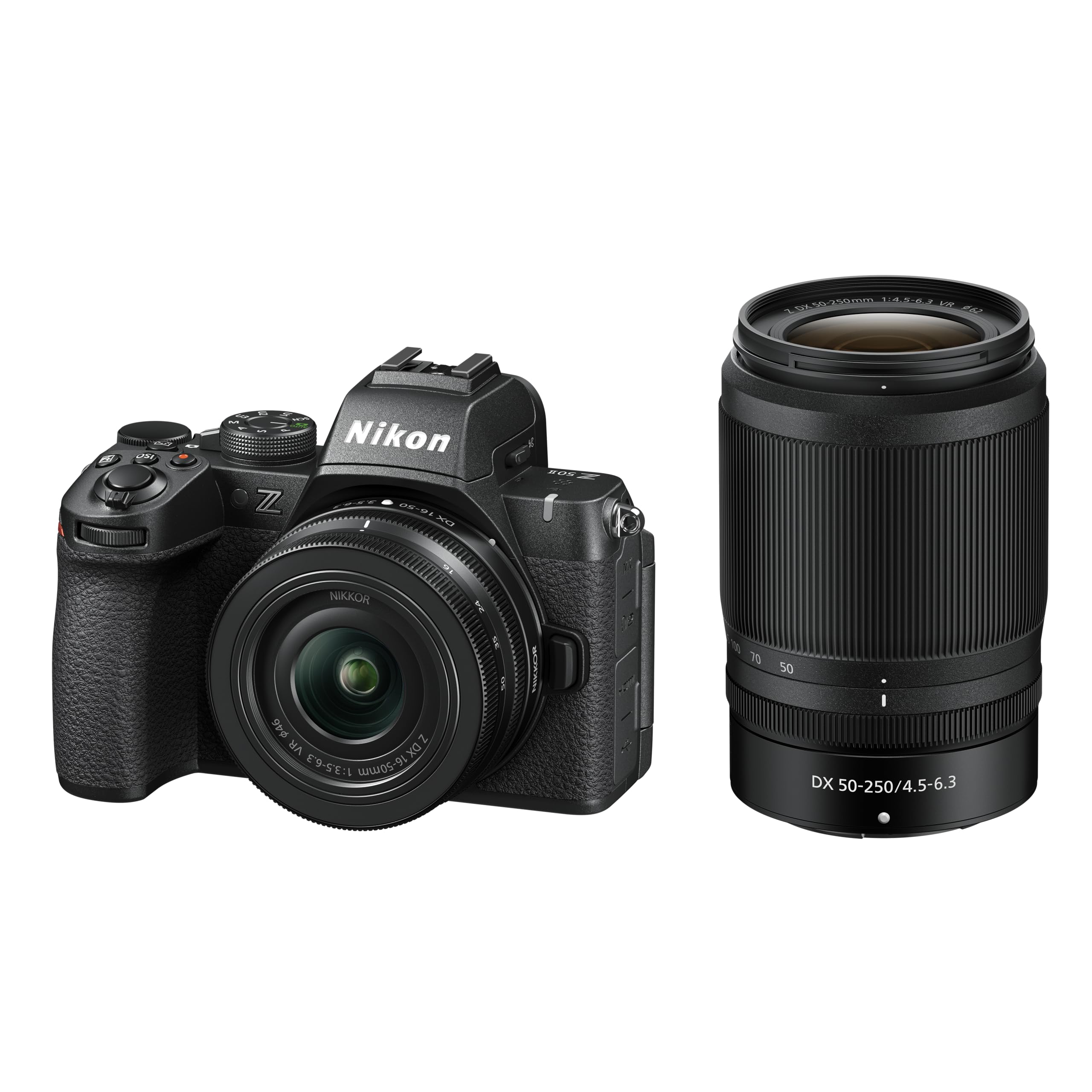 Nikon Z50 II with Two Lenses | Compact mirrorless Stills/Video Camera with Easy Color presets and Wireless Photo Sharing | Nikon