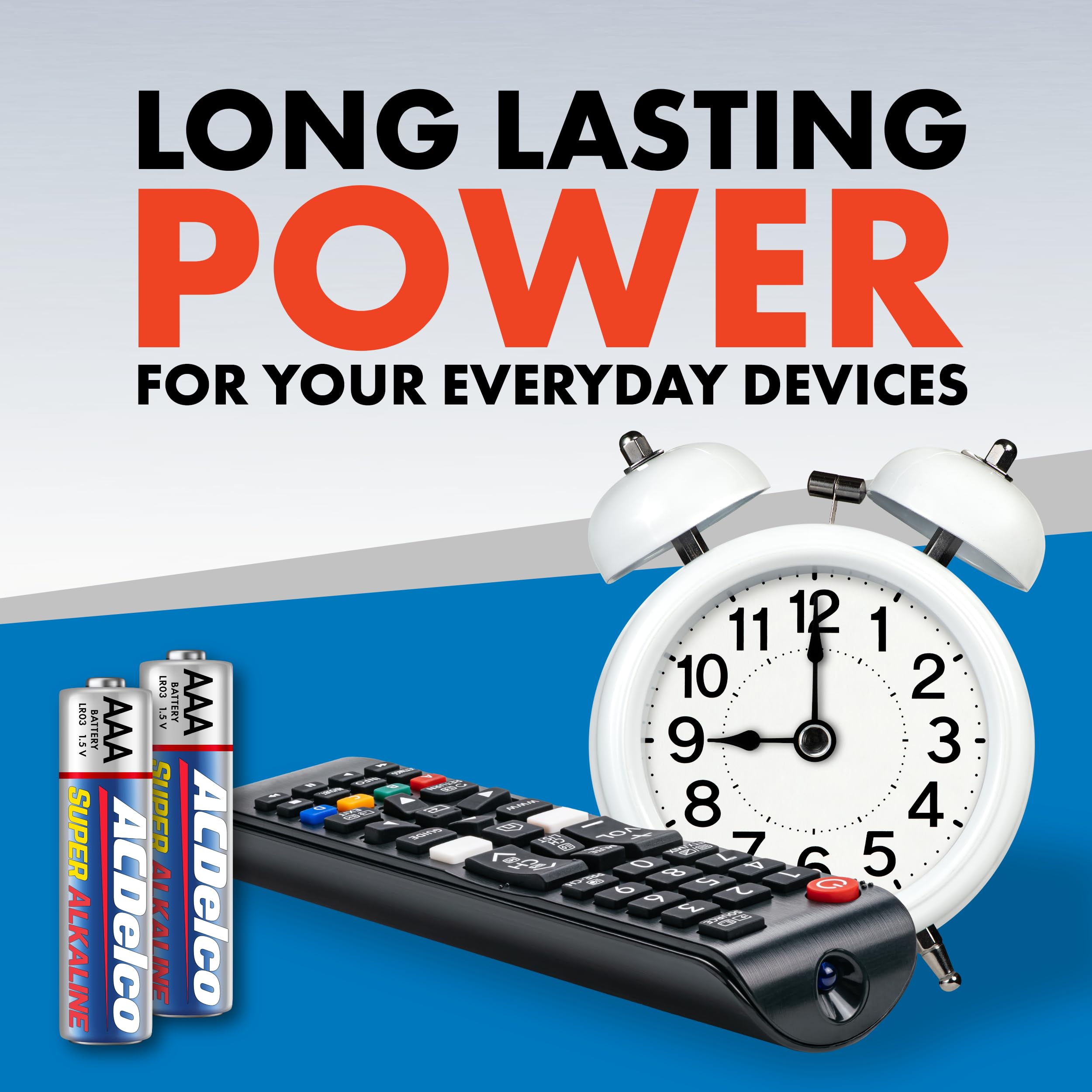 Acdelco 20 Count Triple Aaa Batteries, Super Alkaline Battery, 10 Year Shelf Life