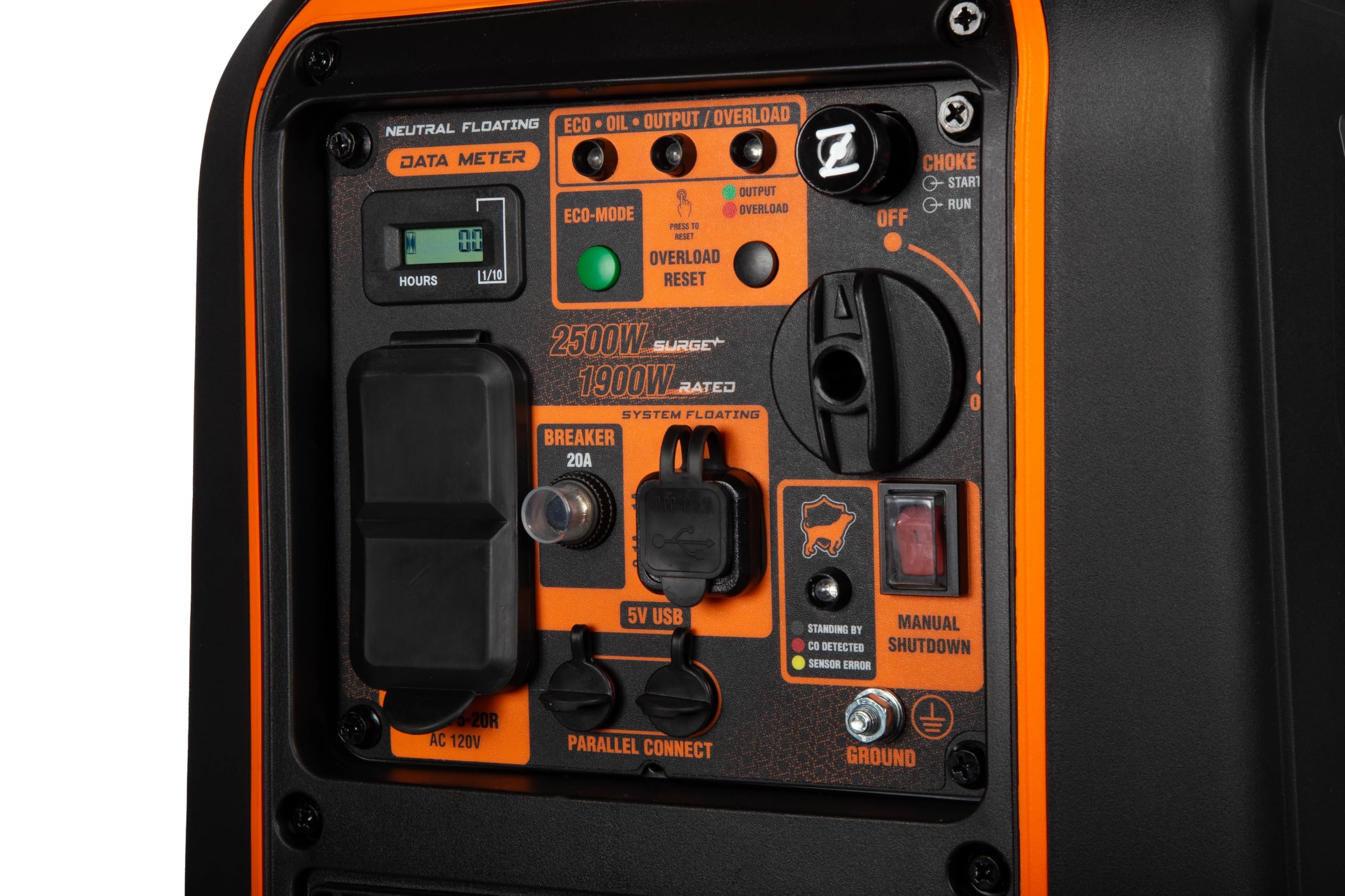 Wen 2500 Watt Inverter Generator, Quiet, Portable, And Lightweight With Fuel Shut Off And Co Watchdog (56250Ix)