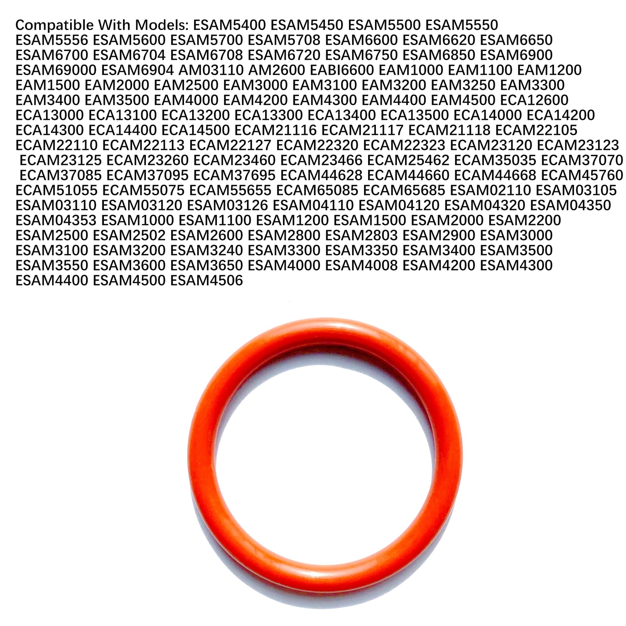 5Pcs Silicone Steam Gasket Ring Replacement For Delonghi Group Espresso Machines Brew Eam Esam Ecam Orm Piston Seal Od 44Mm Id 3