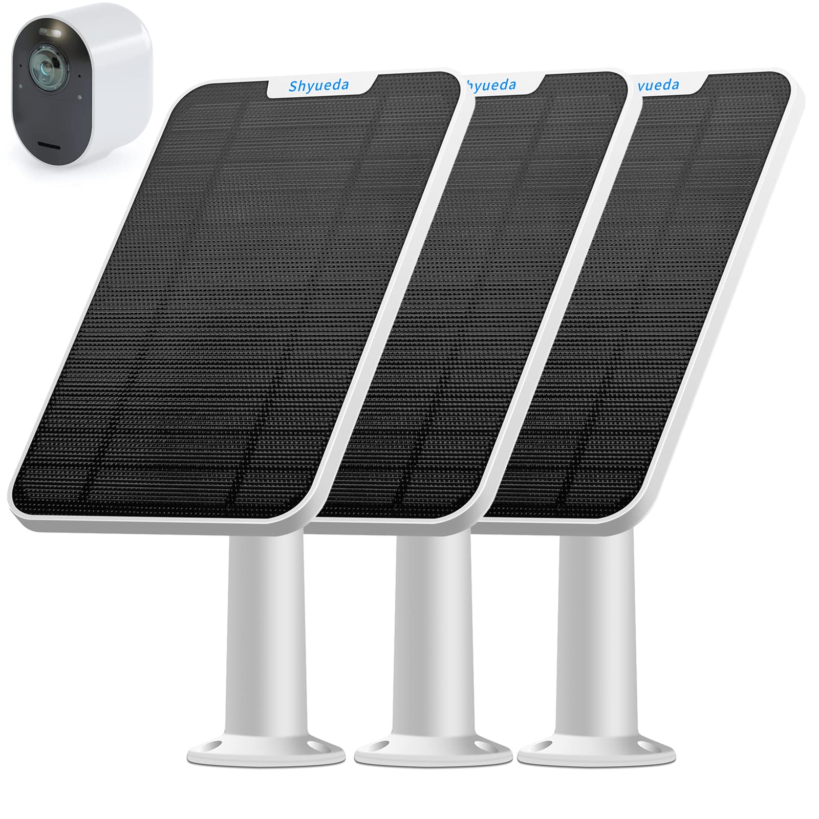 4W Solar Panel Charging Compatible With Arlo Pro 3/Pro 4/Pro 5S/Ultra/Ultra 2 Only, With 13.1Ft Waterproof Charging Cable, Ip65 