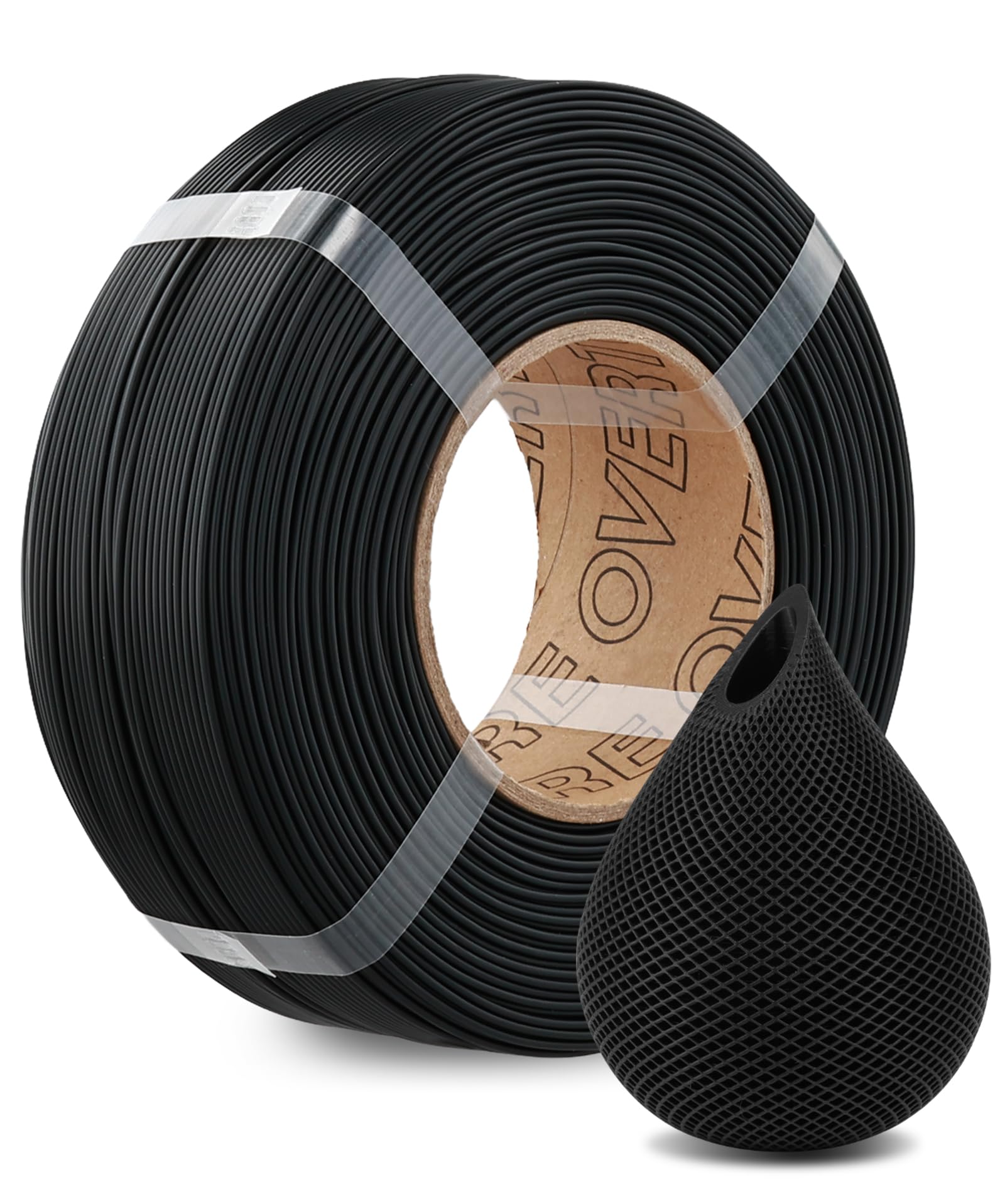 OVERTURE PLA Filament Refill 1.75mm 3D Printer Filament, 1kg (2.2lb) Refilament for Bambu Lab Reusable Spool, Accuracy +/- 0.02 