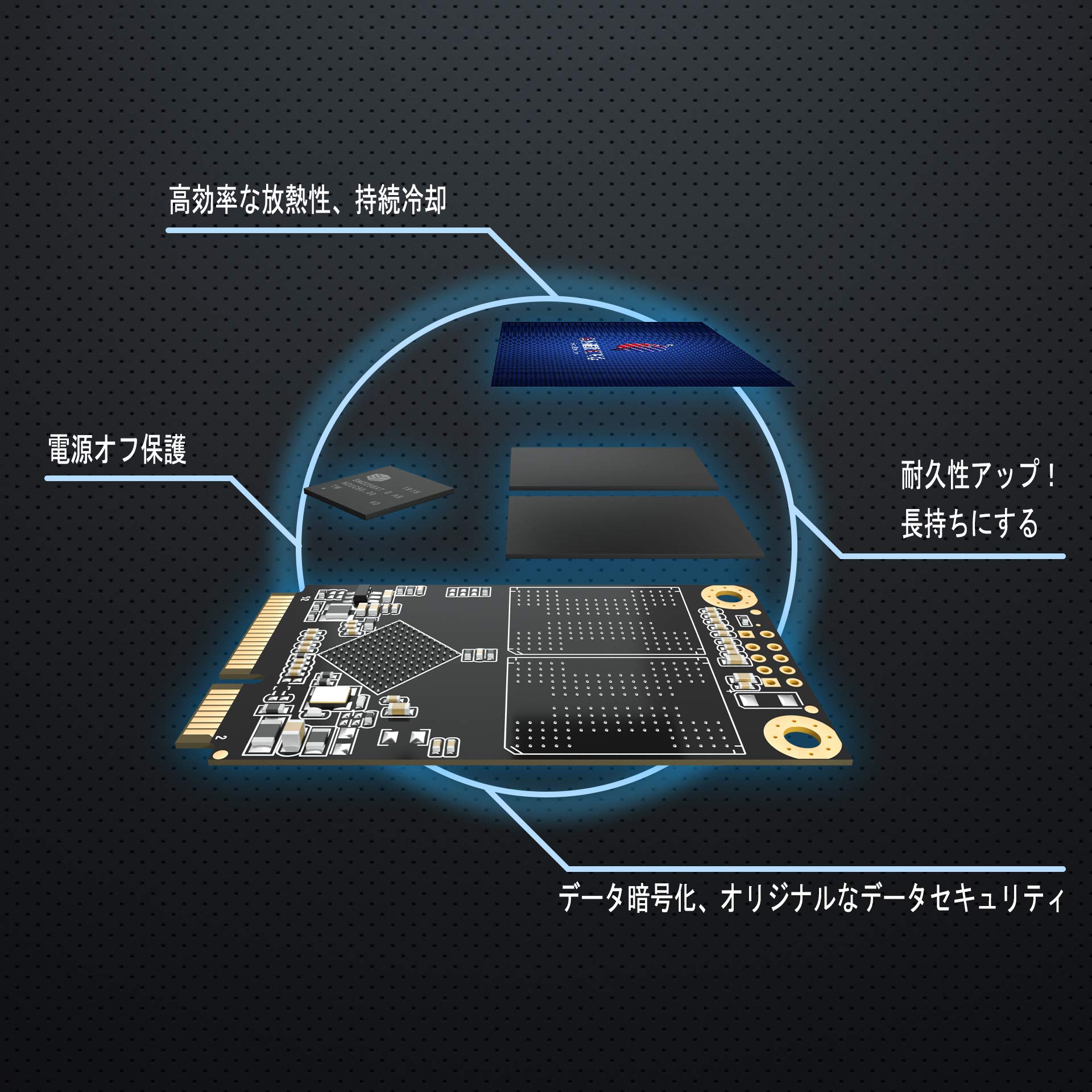 Gamerking Ssd Msata 256Gb Internal Solid State Drive High Performance Hard Drive For Desktop Laptop Sata3 6Gb/S Mini Pc(256Gb, Msata)