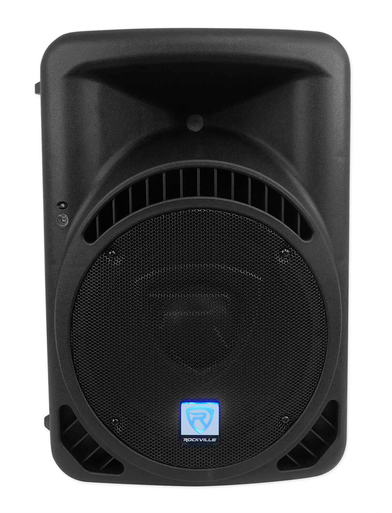 Rockville RPG12BT V2 12 Powered 800W DJ PA Speaker Bluetooth/Wireless/Remote/EQ,Black