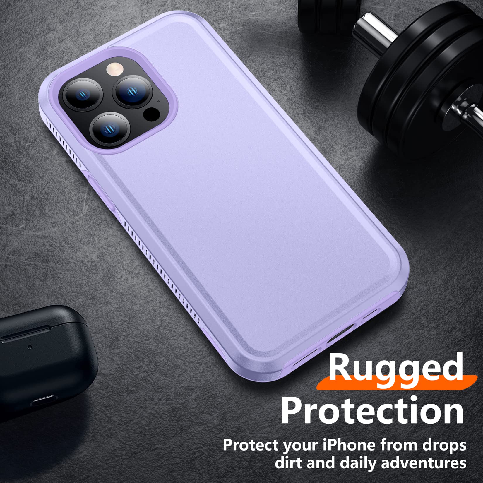 Red2Fire For Iphone 12 Pro Max Case [Military Grade Drop Protection] Non Slip Heavy Duty Full Body Shockproof Protection Phone C