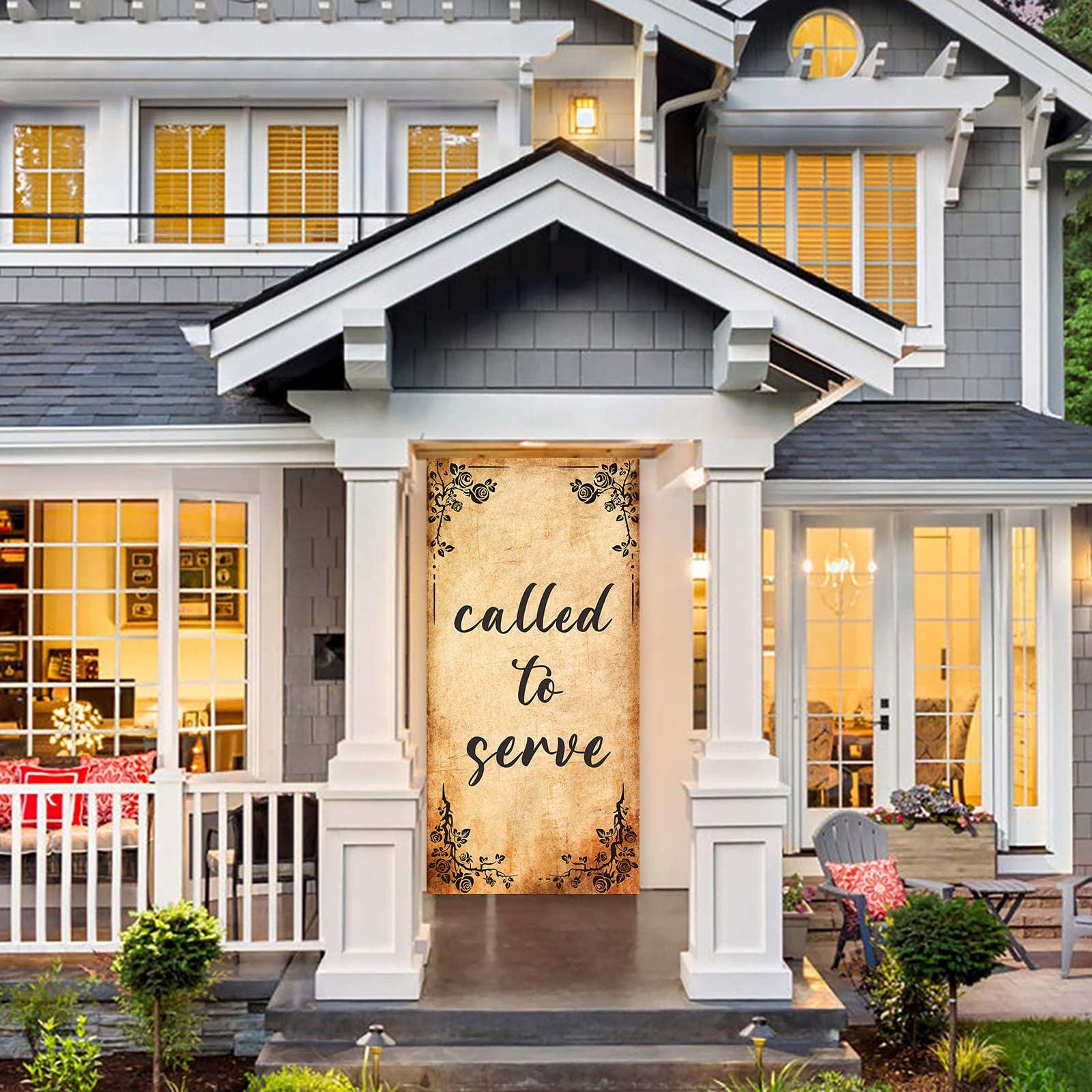 Called To Serve Banner Backdrop Background Black Yellow Lds Missionary Call Mission Call Theme Decor For Mission Farewell Party