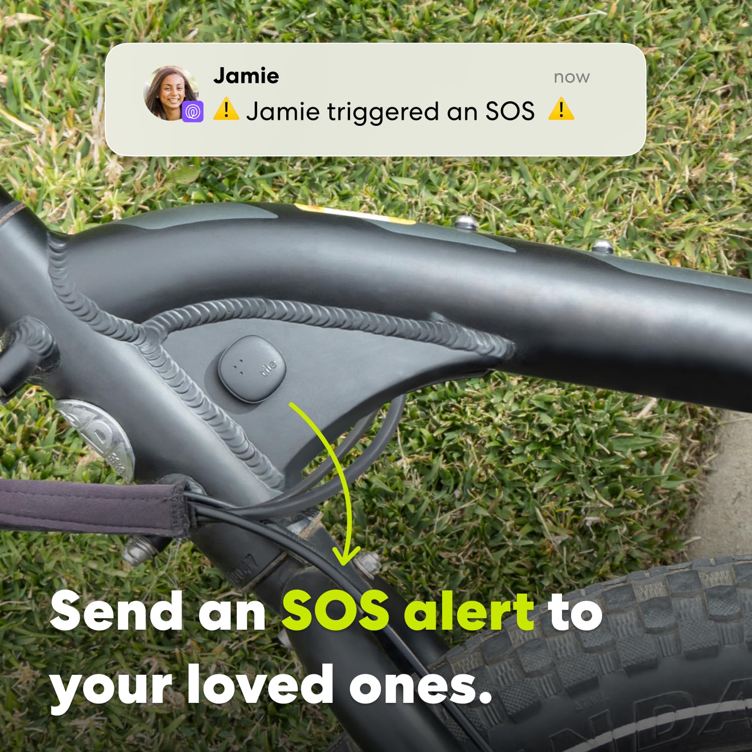 Tile Bluetooth Tracker - Small 2-Pack, Black Remote Finder for Bikes, Glasses & More, Compatible with iOS & Android, Phone Locator