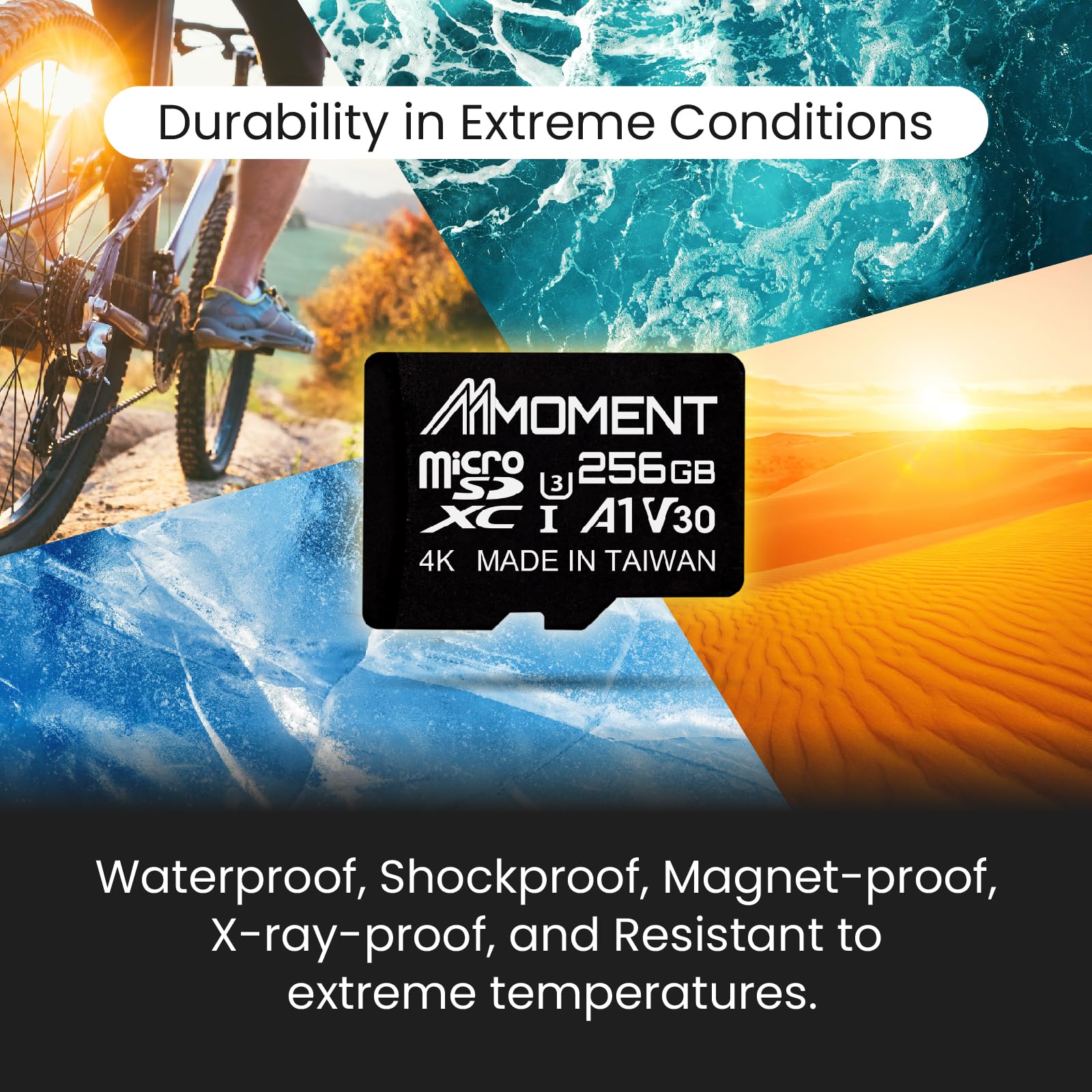 Mmoment 256Gb Micro Sdxc Card, Mm13 Jolly, A1, Uhs I, U3, V30, Class 10 Compatible, Read Speed Up To 100 Mb/S, Swrite Speed Up T