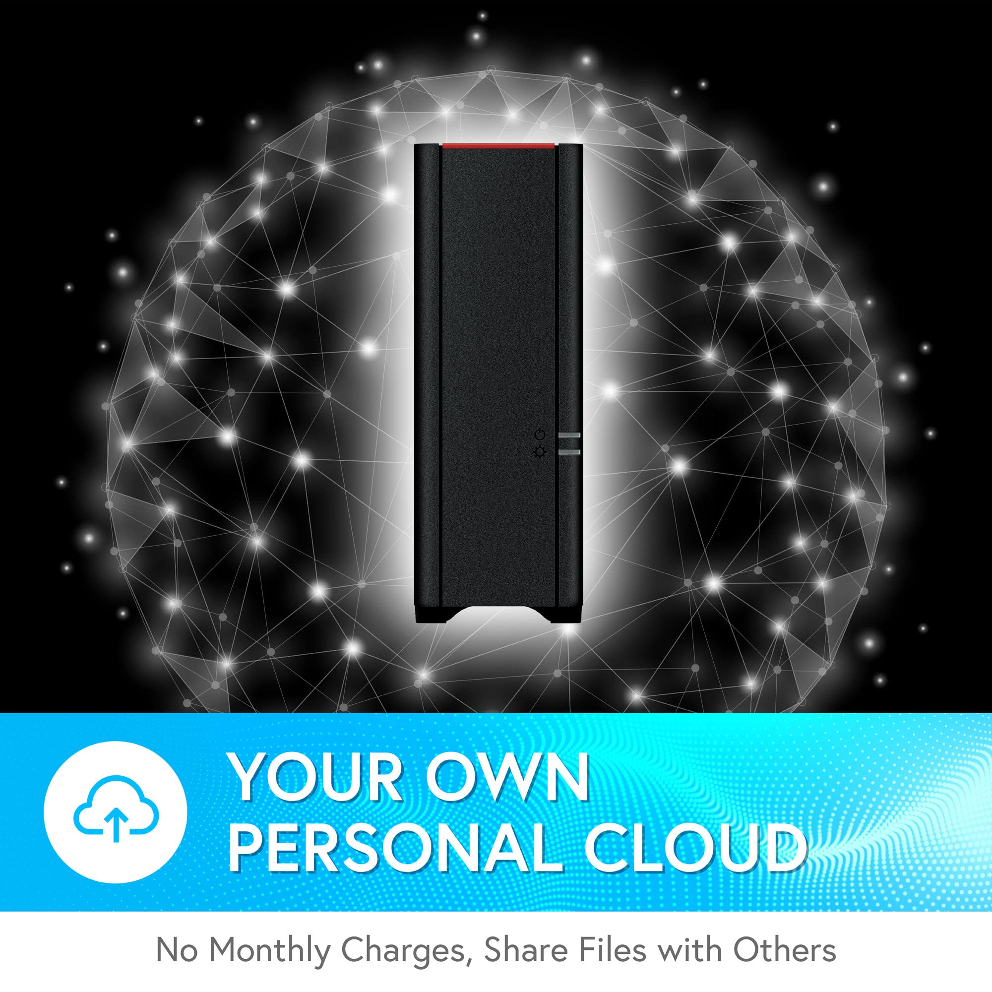 Buffalo Linkstation 210 4Tb Home Office Private Cloud Data Storage With Hard Drives Included