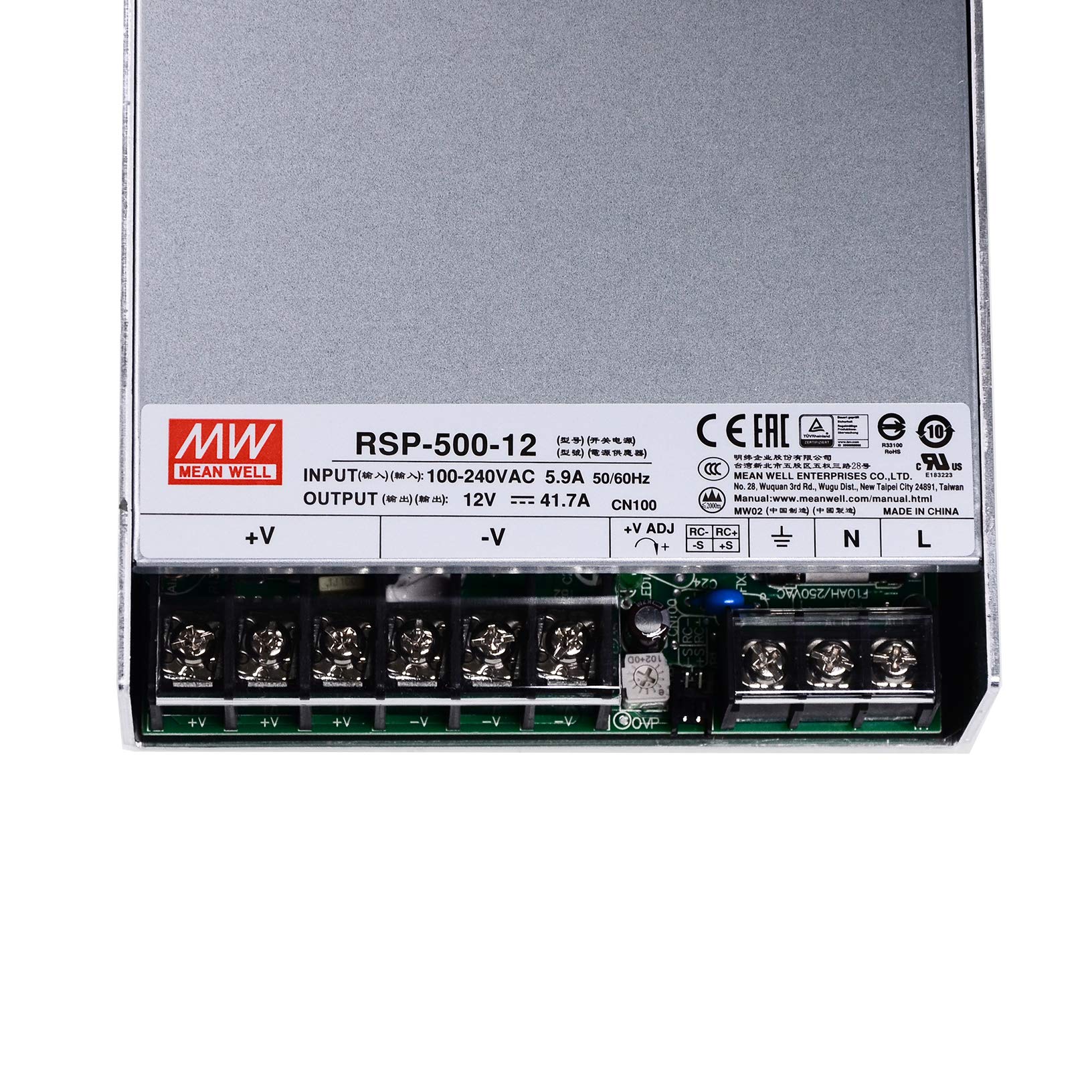 Mean Well Rsp 500 12 Dc 500W/12V/42A