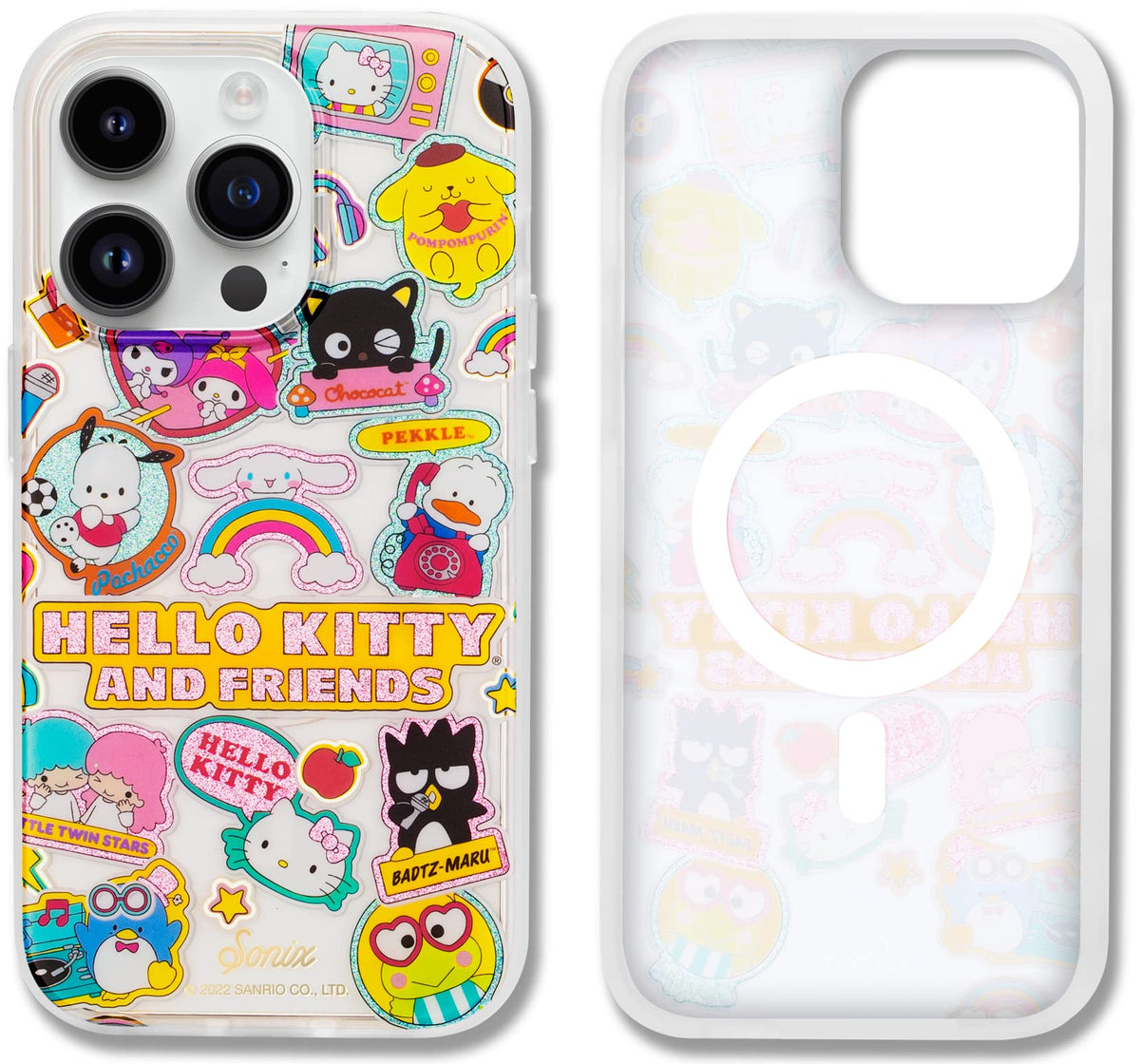 Sonix X Sanrio Case For Iphone 14 Pro | Compatible With Magsafe | 10Ft Drop Tested | Hello Kitty And Friends Stickers