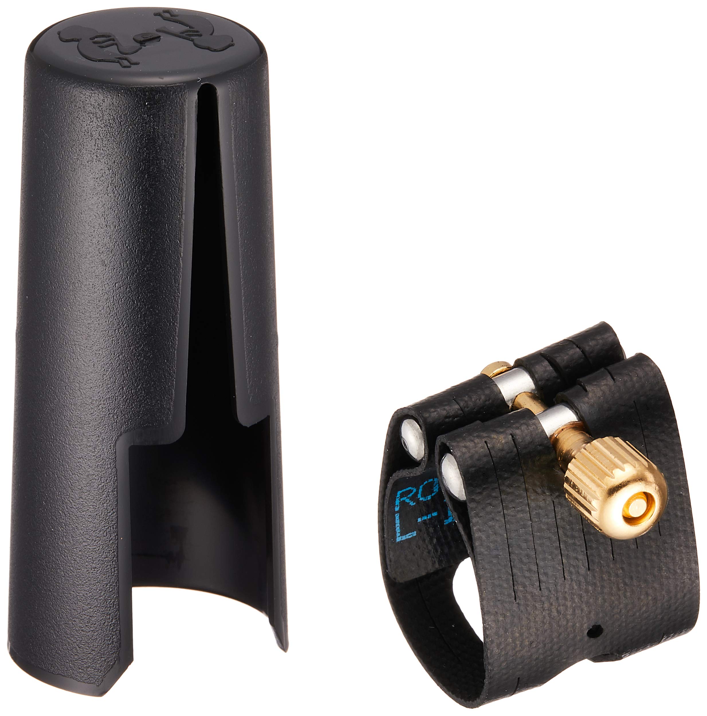 Rovner Products - Ligature & Plastic Cap for Alto Standard Saxophone - Light Ligature for Hard Rubber Mouthpiece (L-1RL (L6)