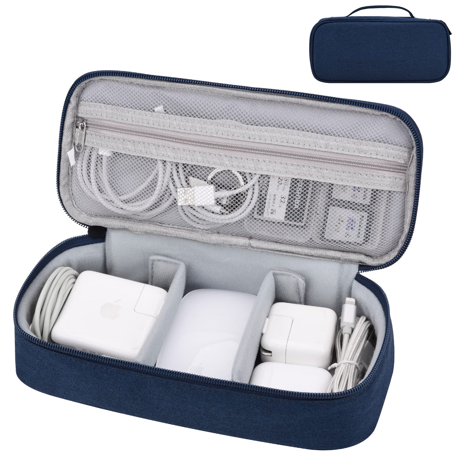 Yundoor Electronics Organizer Travel Case, Carrying Pouch Bag For Travel Essentials, For Cable, Charging Cord, External Hard Dri