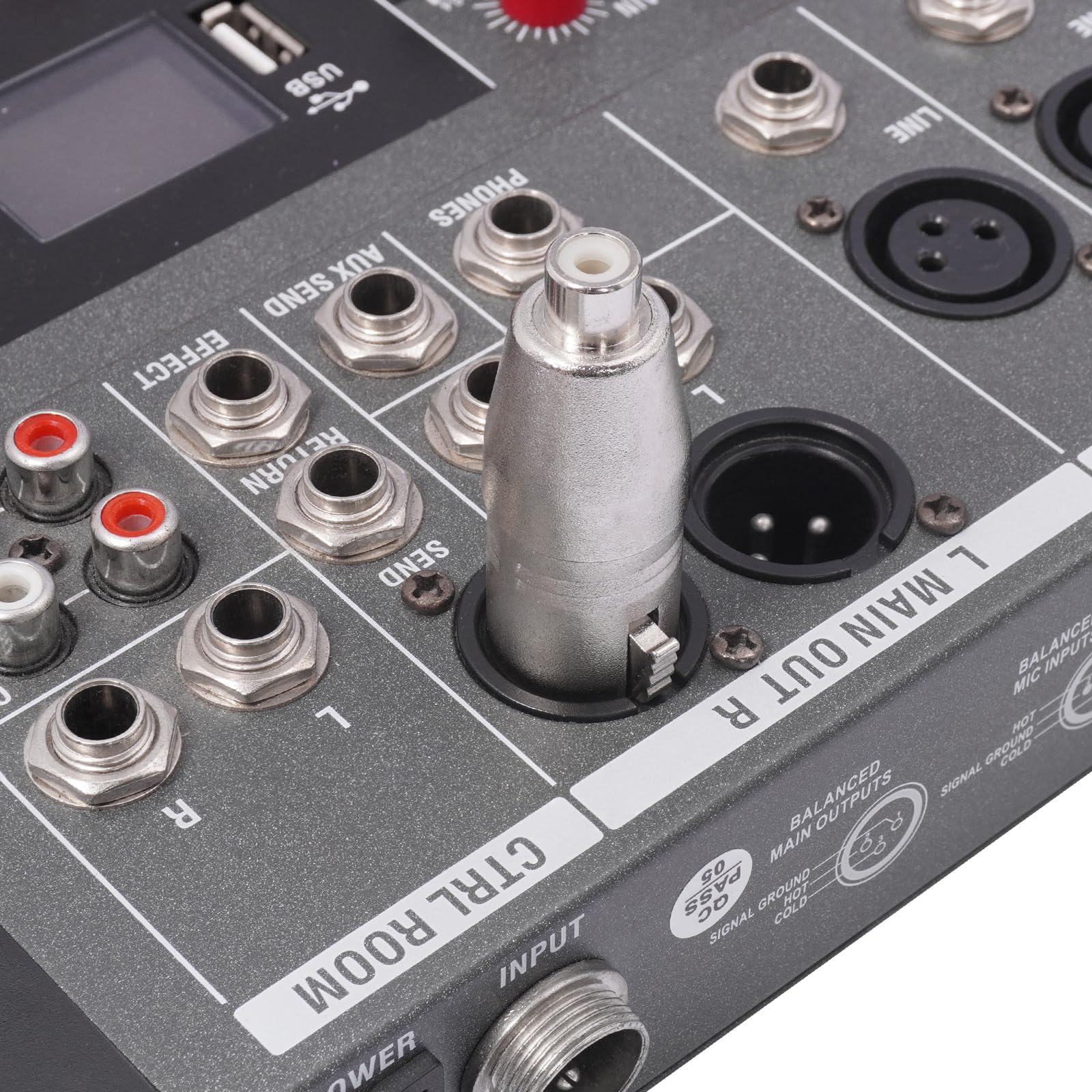 Szlliyxs 4 Pack Xlr To Rca Adapter,3 Pin Xlr Female To Rca Female Adapter Converter Gender Changer Audio Coupler Connector,Xlr A