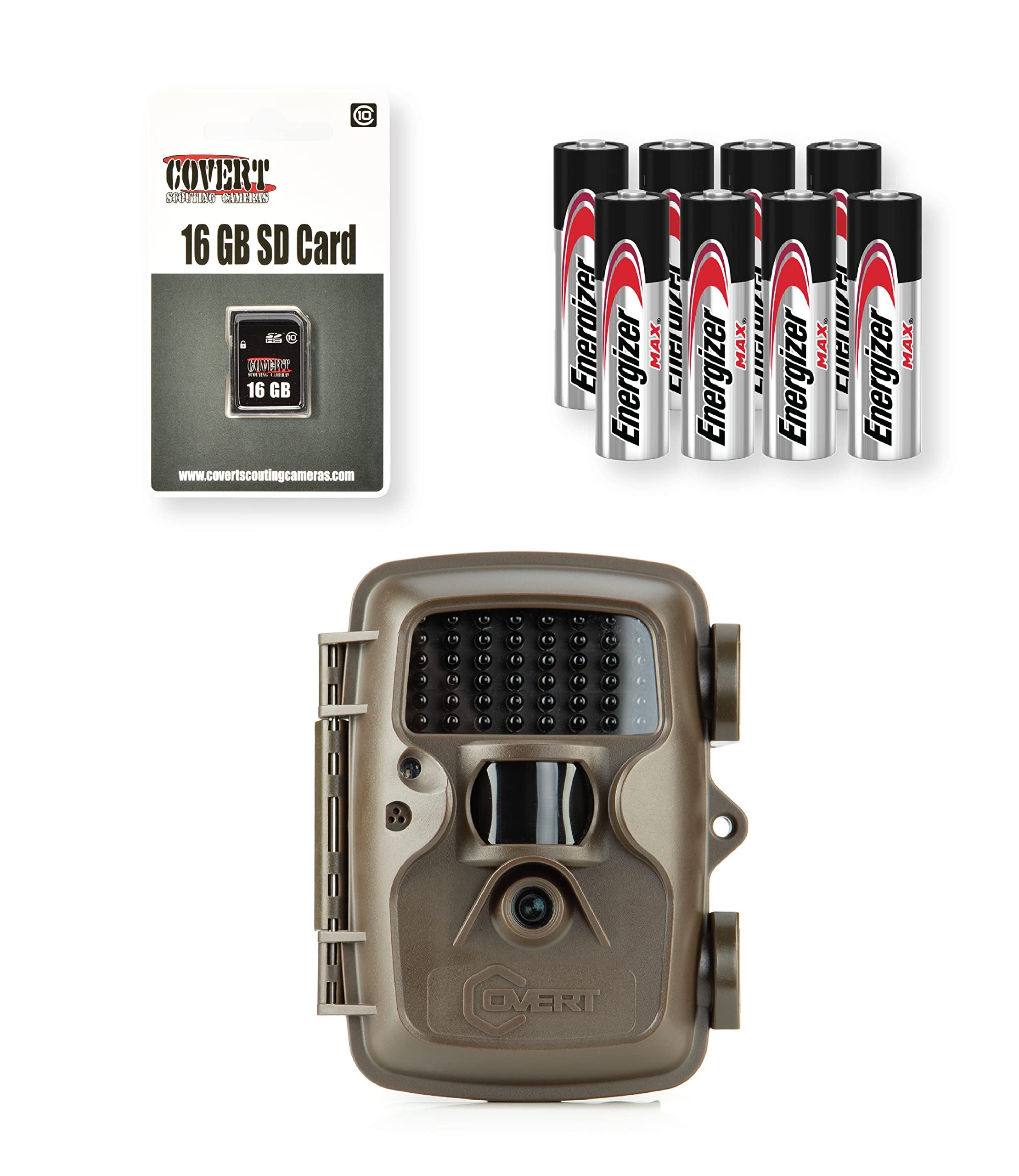 Covert Scouting Cameras Mp30 Combo Pack W/Batteries & Sd Card (Cc0050)