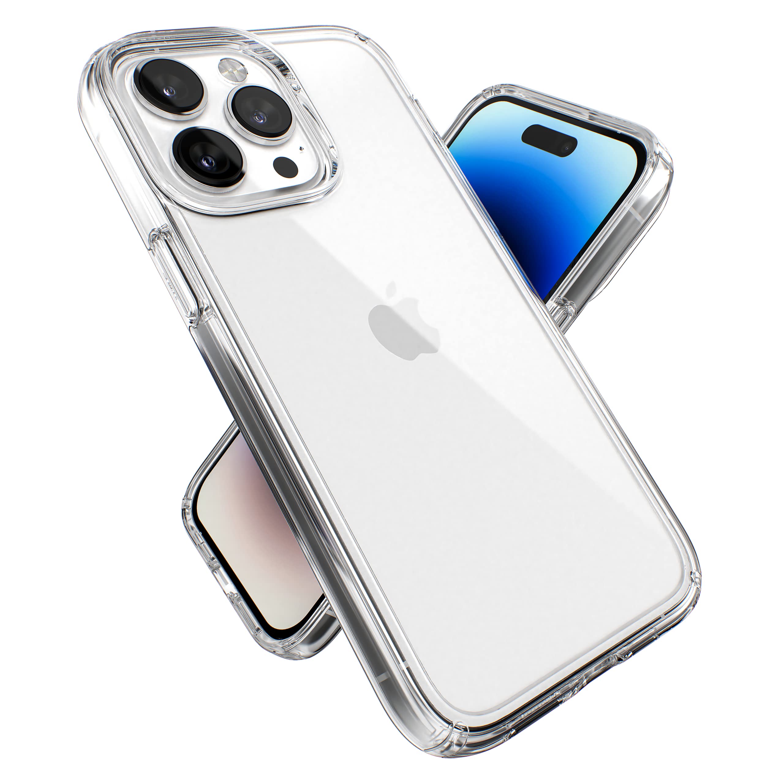 Speck Clear iPhone 14 Pro Max Case - Drop Protection with Scratch Resistant Dual Layer Slim Phone Case for 6.7 Inch iPhones 14 P