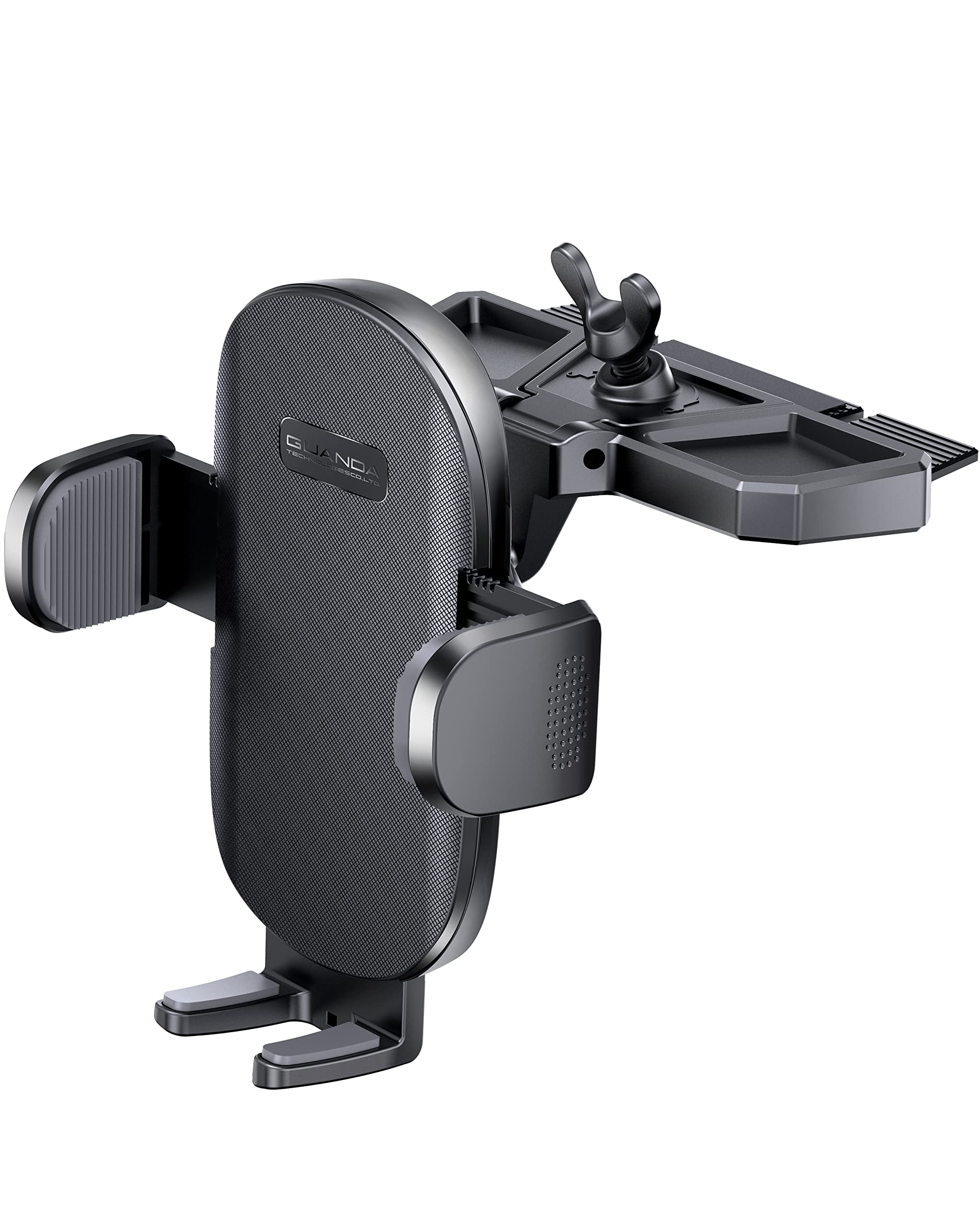 Cell Phone Holder For Car, Cd Slot Car Phone Mount With One Hand Operation Design, Universal Car Mount Phone Holder For Iphone,