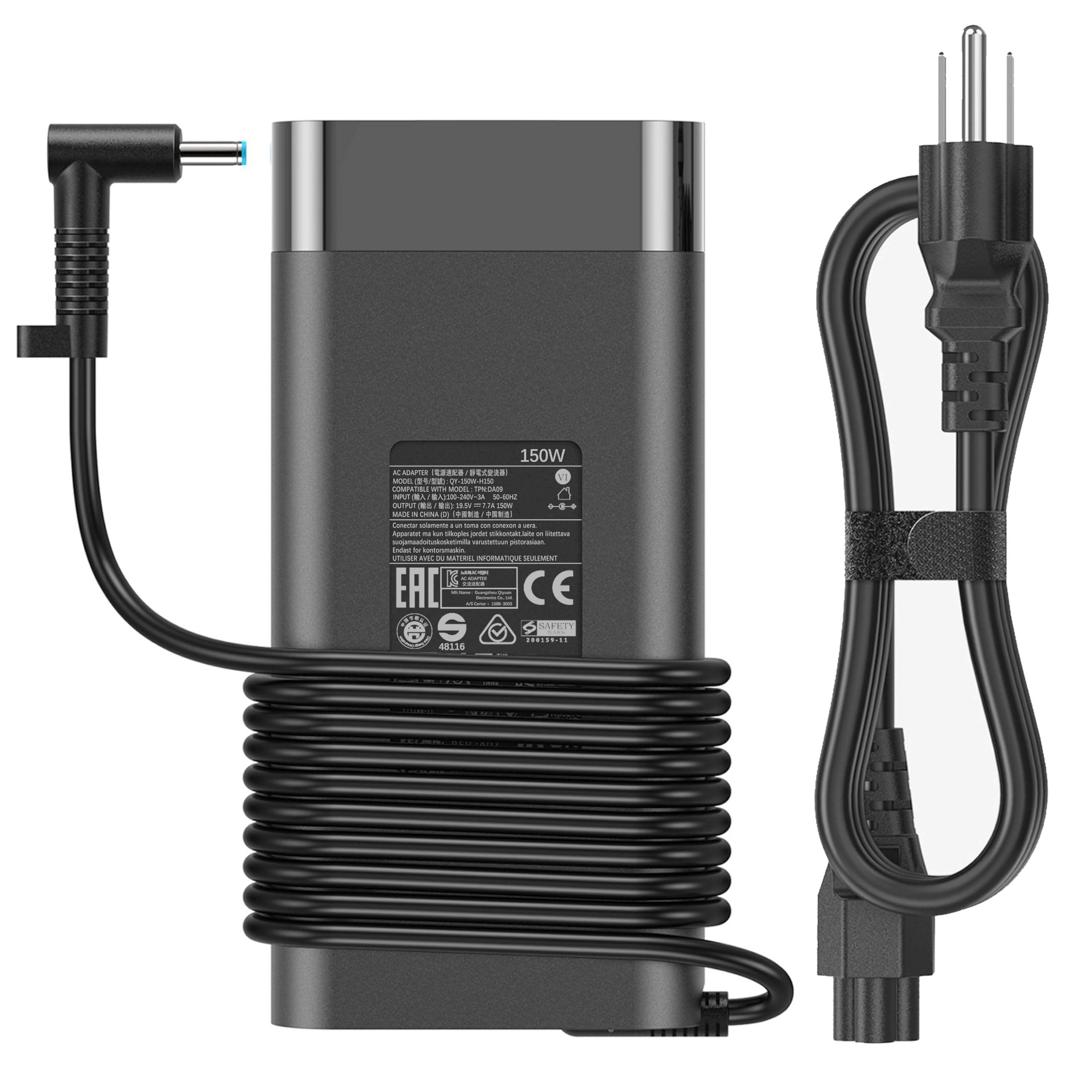 VARVEK 150W 4.5*3.0mm Tip Laptop Charger Compatible with HP ZBOOK 15 16 17