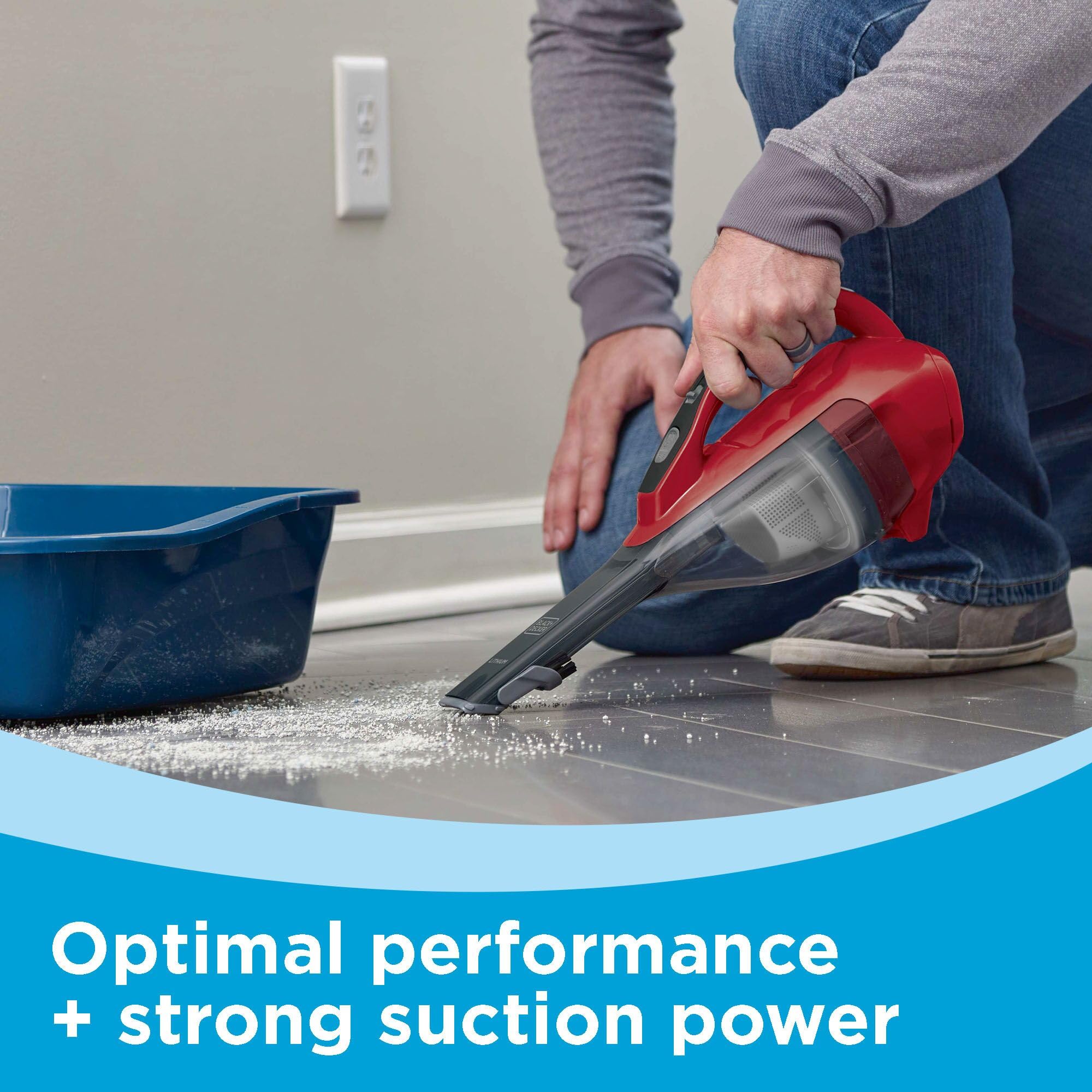 Black+Decker Dustbuster Advancedclean Cordless Handheld Vacuum, Home And Car Vacuum (Hlva320J26)