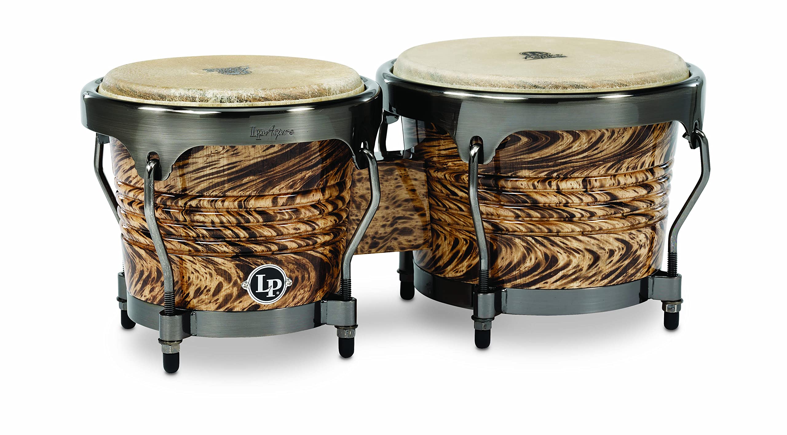 LP (Latin Percussion) Aspire Bongos, Havana Caf  , 6-3/4 and 8 (LPA601-HC)