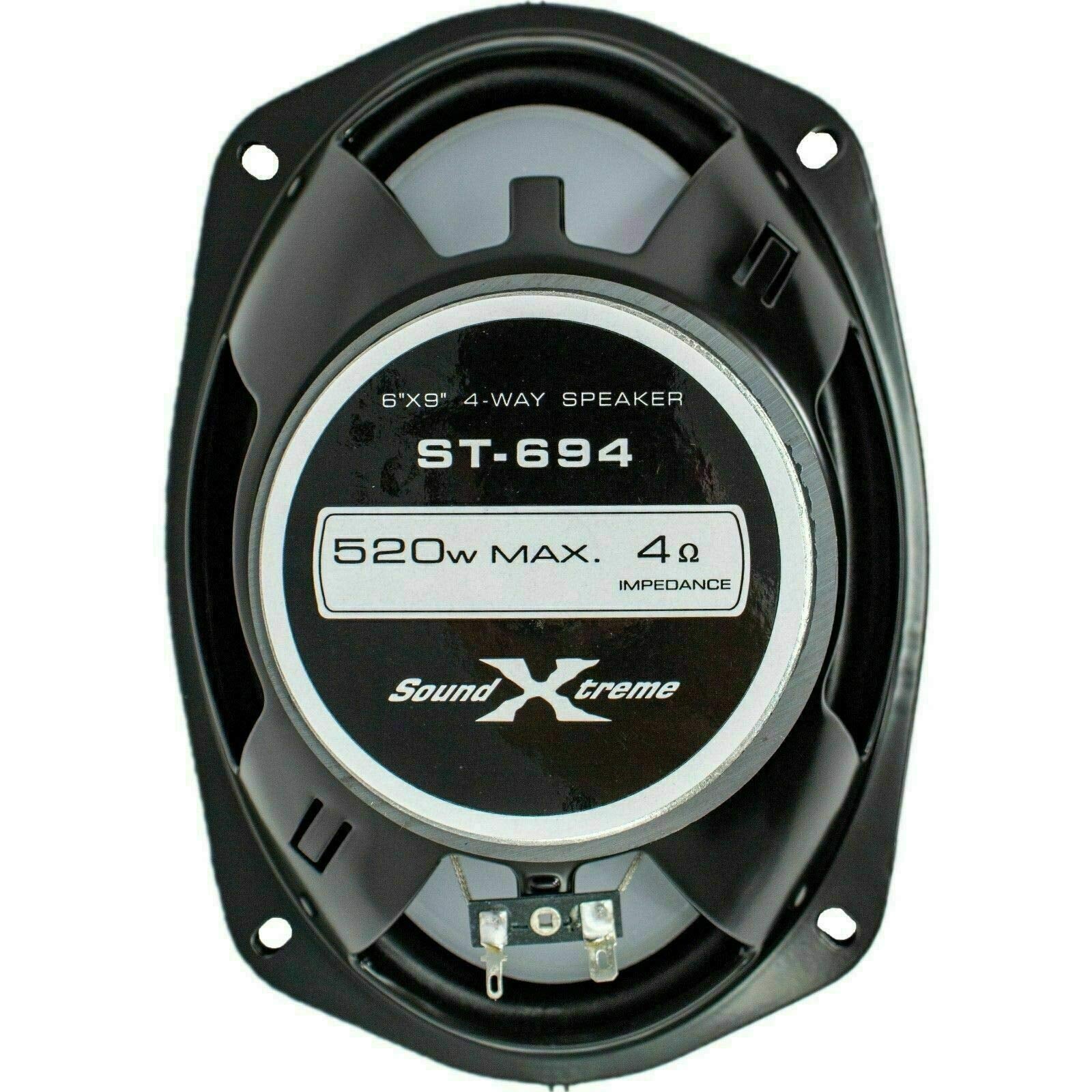 4X Soundxtreme St 694 Systems Nx694 Car Speakers   1040 Watts 2 Pair, 520 Watts Each Pair, 6 X 9 Inch, Full Range, 4 Way, Sold I