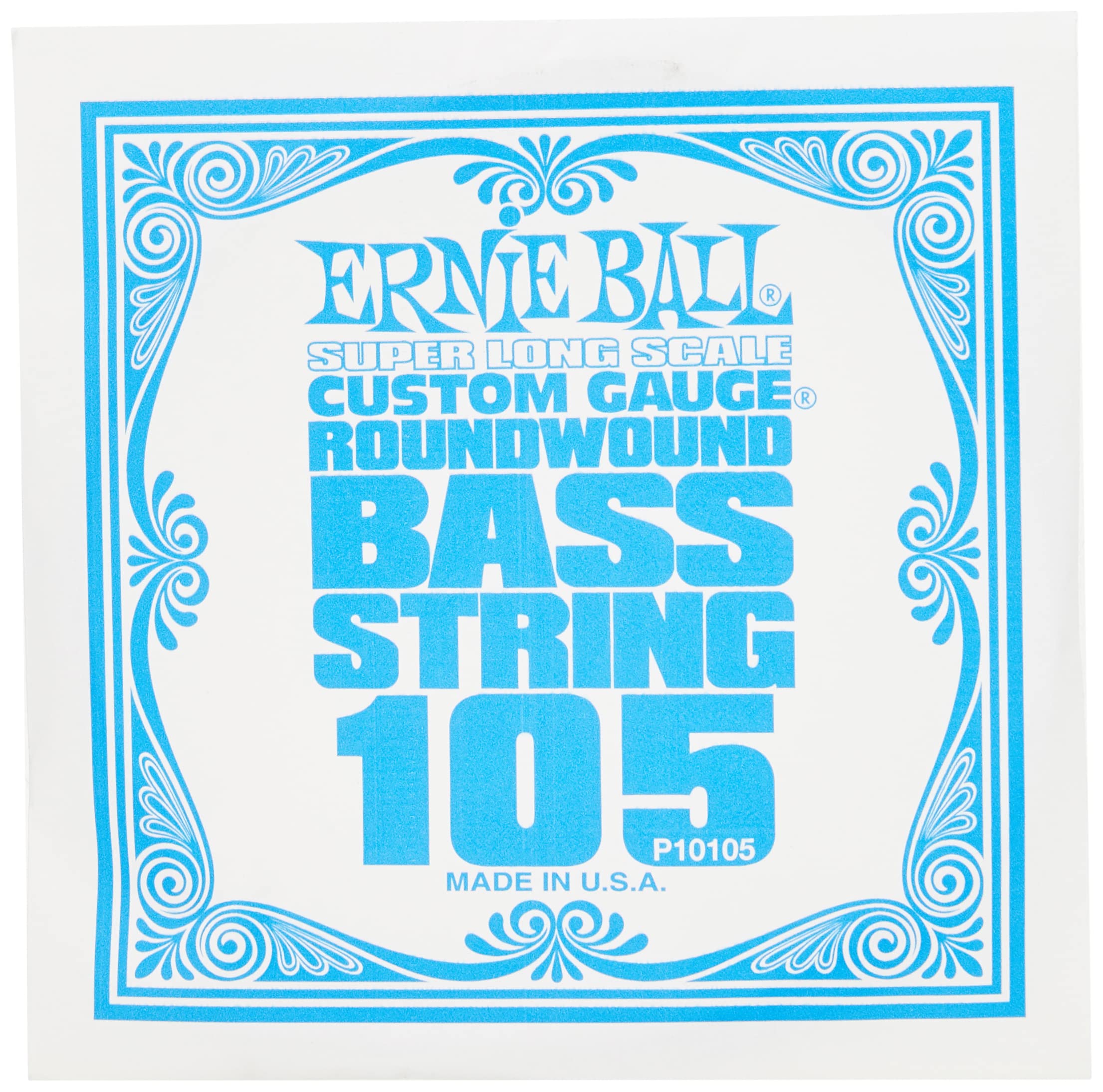 Ernie Ball 5 String Super Long Scale Slinky Nickel Wound Bass Guitar Strings, 45 130 Gauge (P02850)