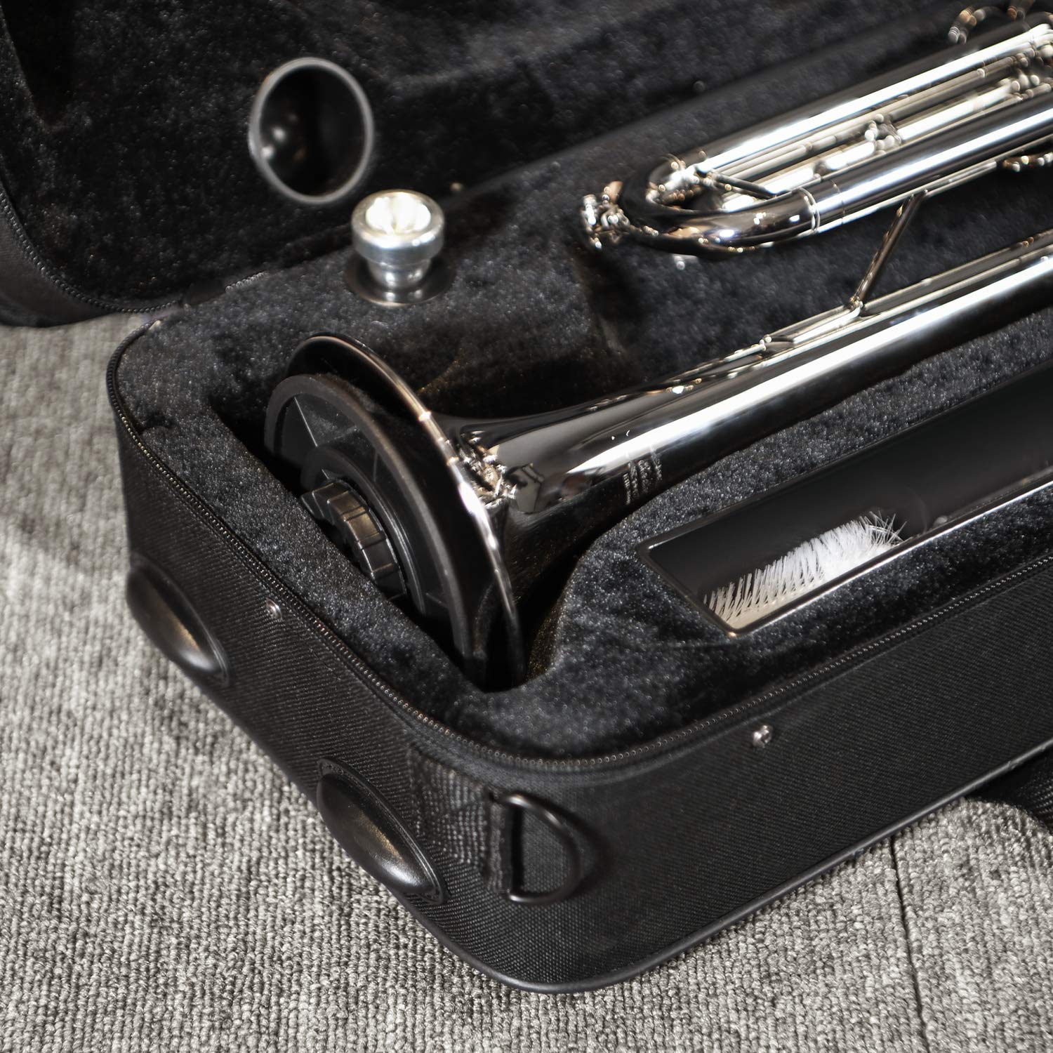 Eastar Trumpet Stand Portable Trumpet Holder Foldable Metal 5-Legs Stand For Brass Instruments, Est-001