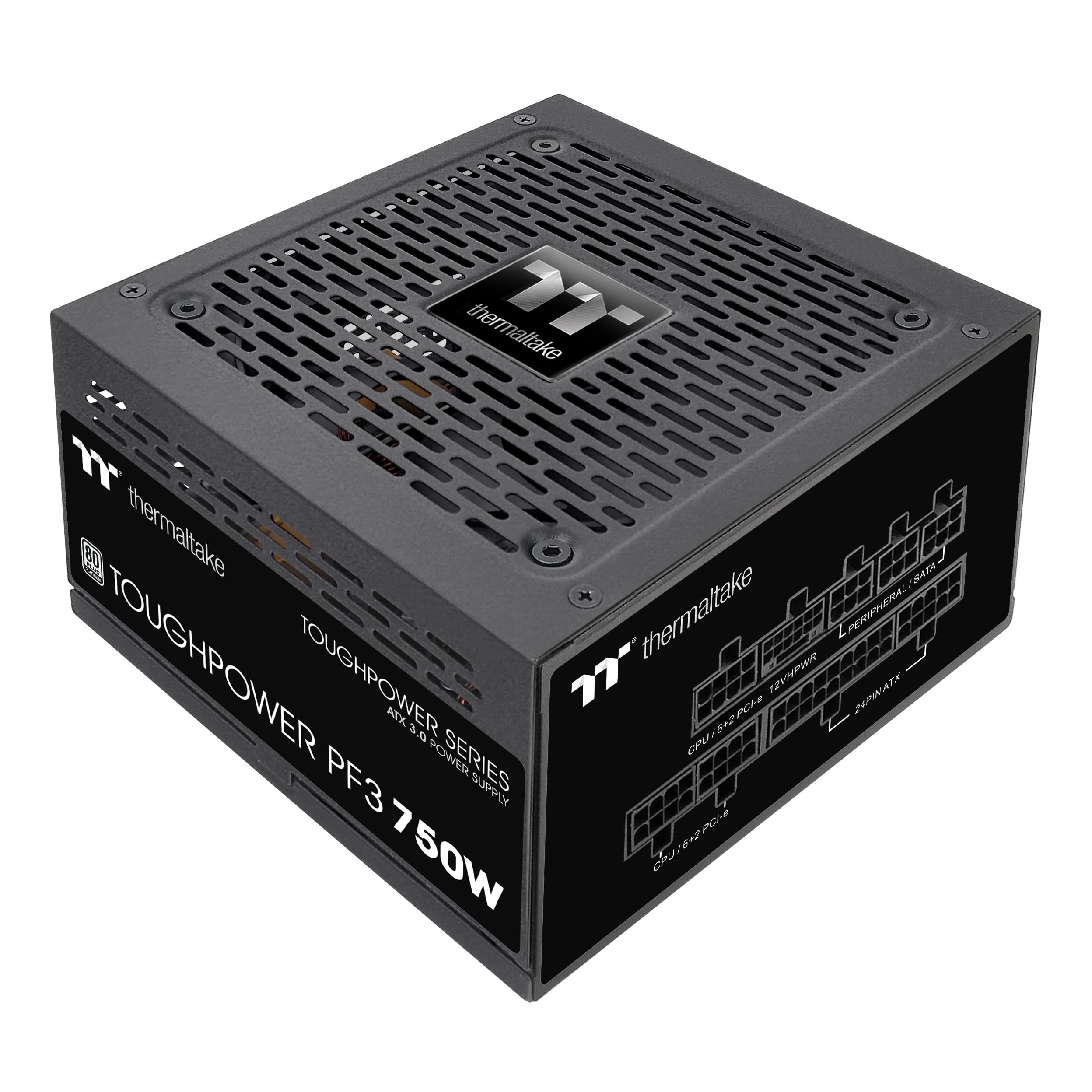Thermaltake Toughpower Pf3 Atx 3.0 750W 80+ Platinum Full Modular Sli/Crossfire Ready Power Supply; Pcie 5.0 12Vhpwr Connector I