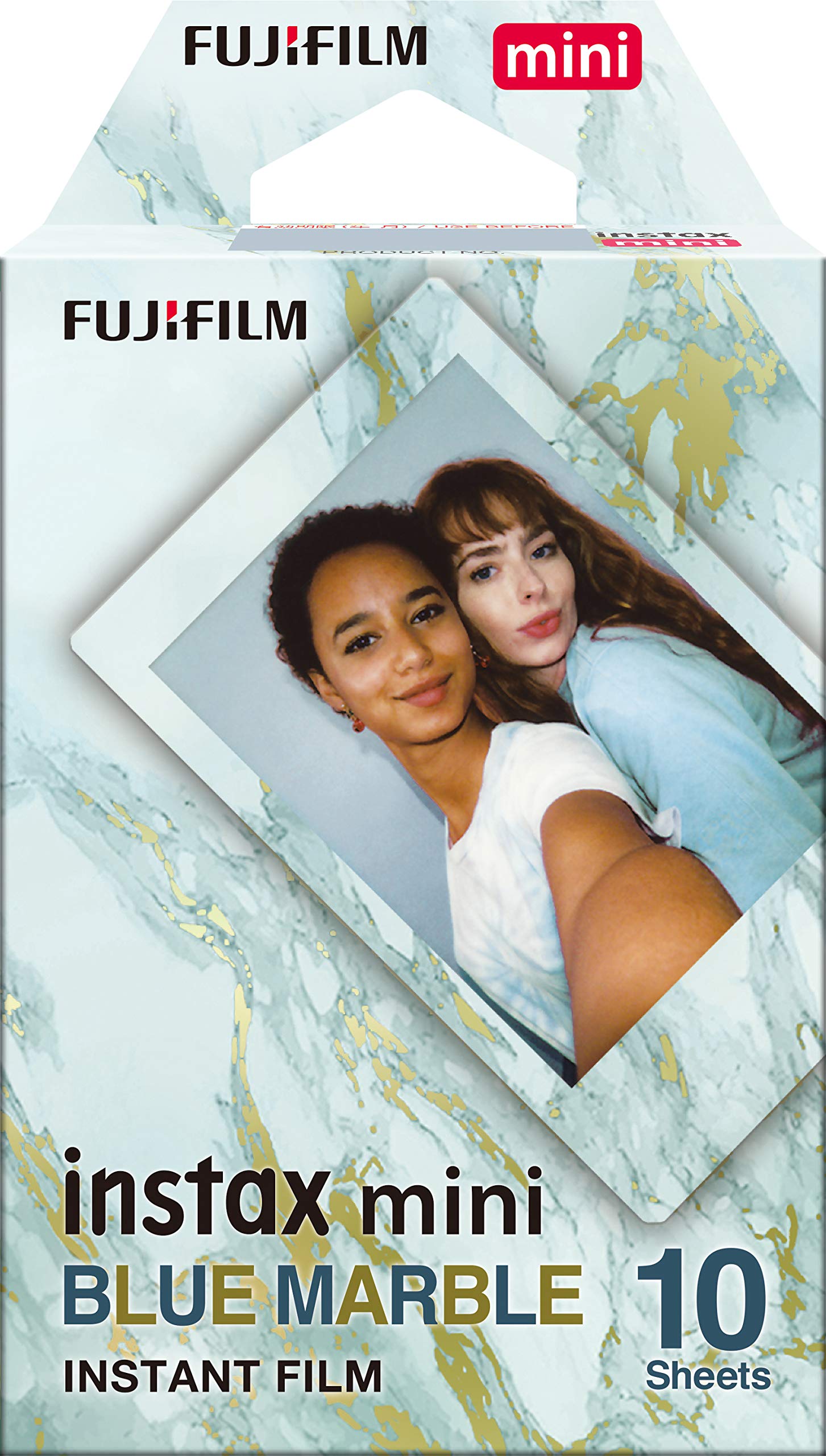 Fujifilm Instax Mini Blue Marble Film   10 Exposures