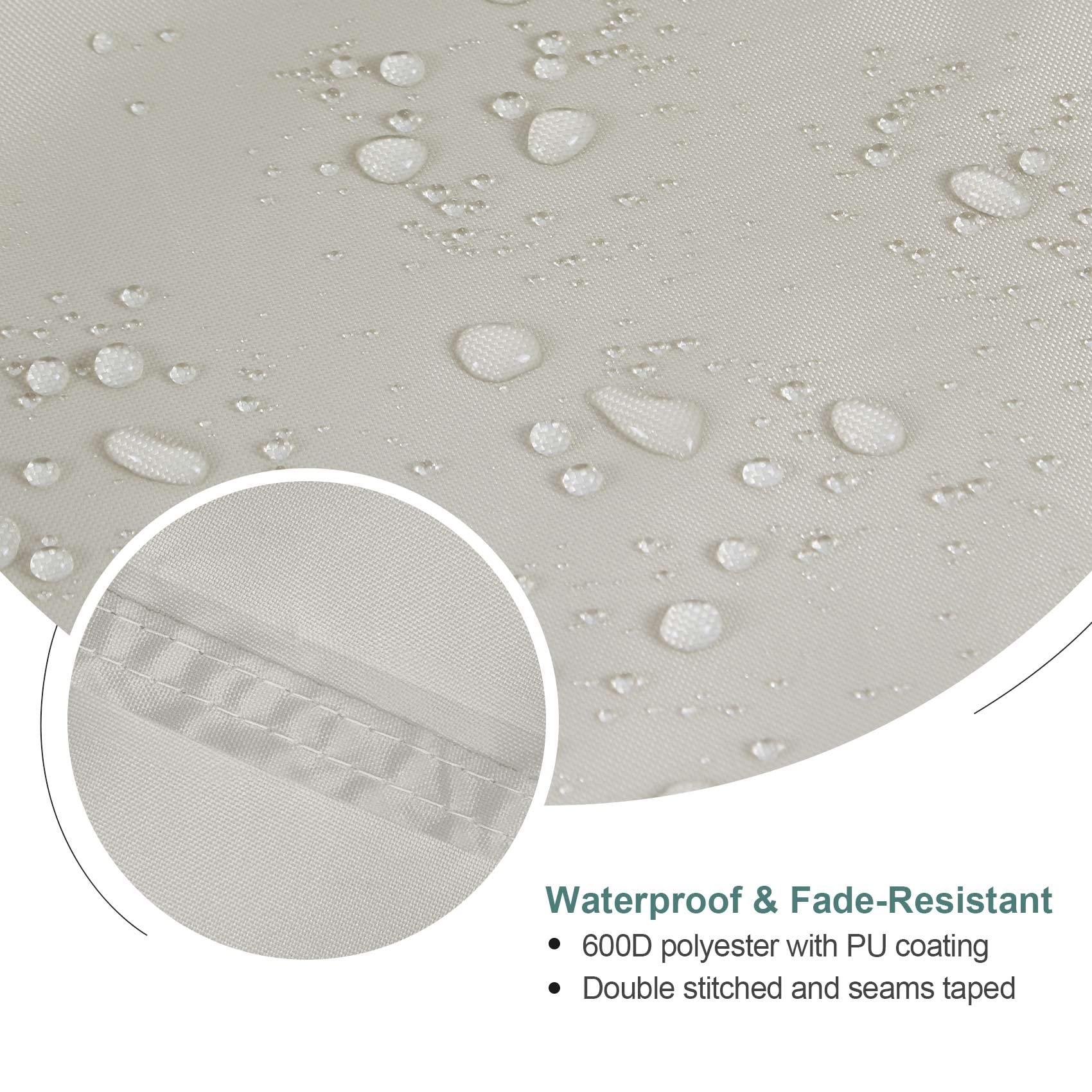 Steeca Air Conditioner Cover For Outside Units, Outdoor Waterproof Square Central Ac Cover Fits Up To 30L X 30W X 32H Inch