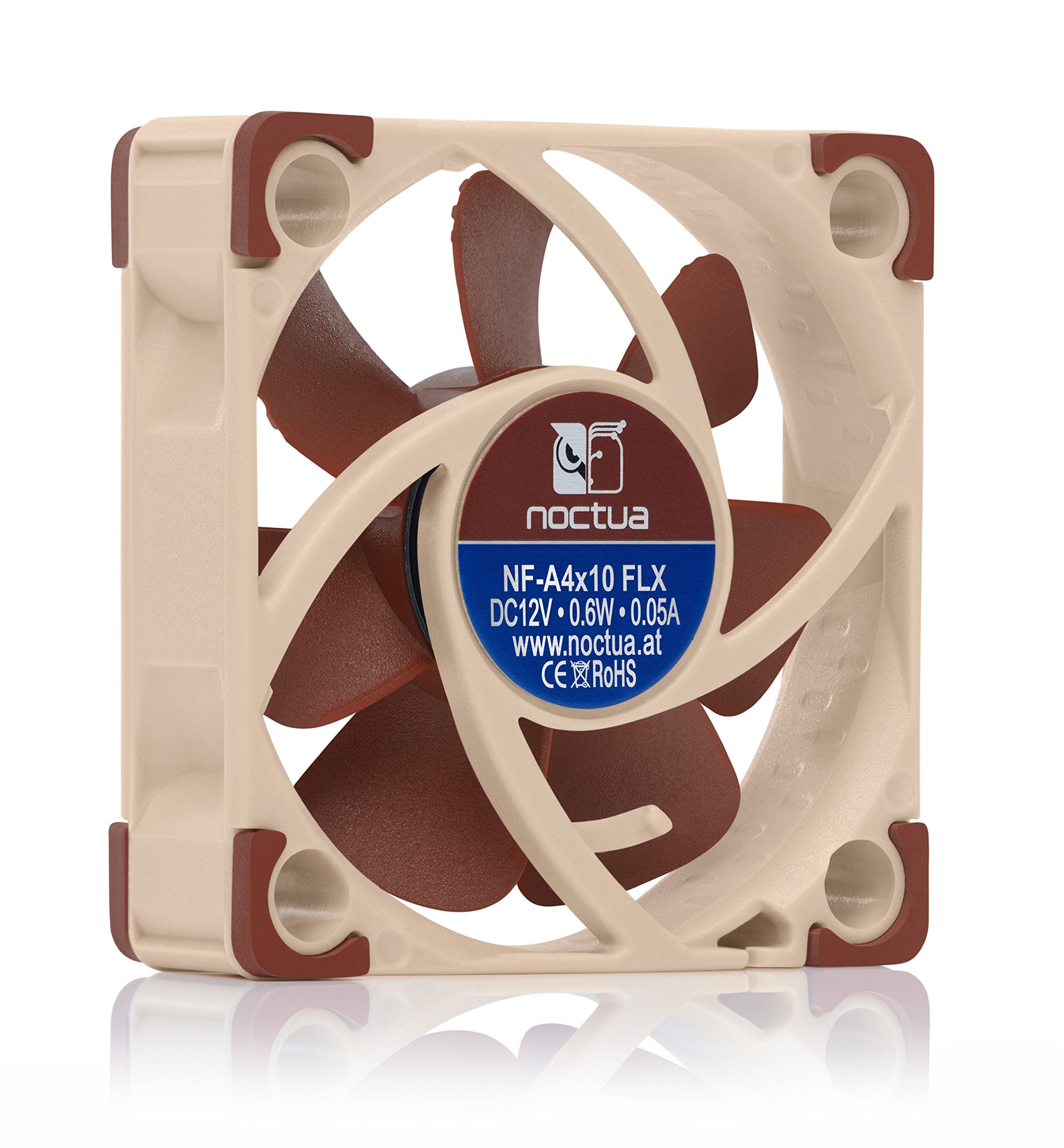 Noctua Nf A4X10 Flx, Premium Quiet Fan, 3 Pin (40X10Mm, Brown)