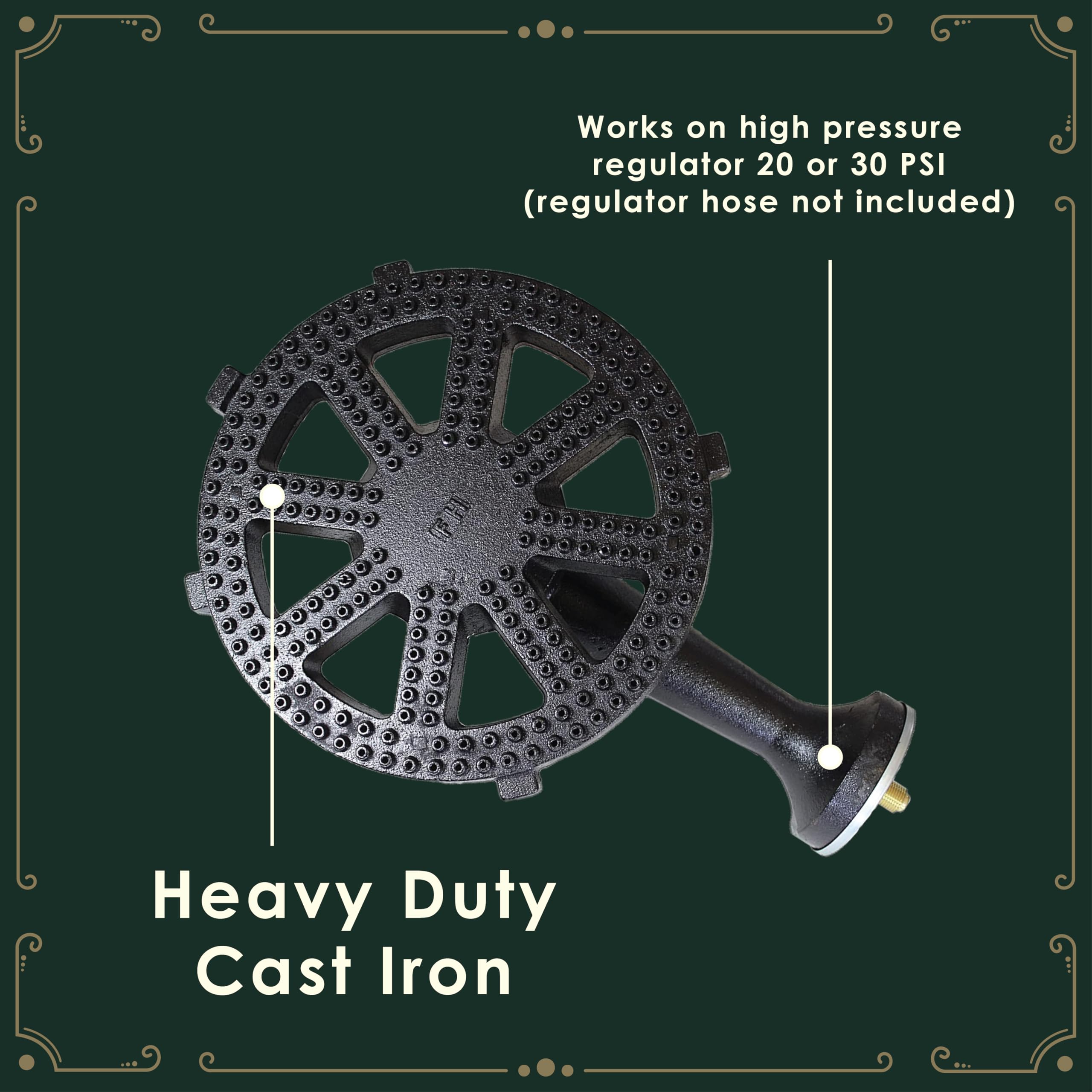 Concord Banjo Burner 10 Diameter Burner Head