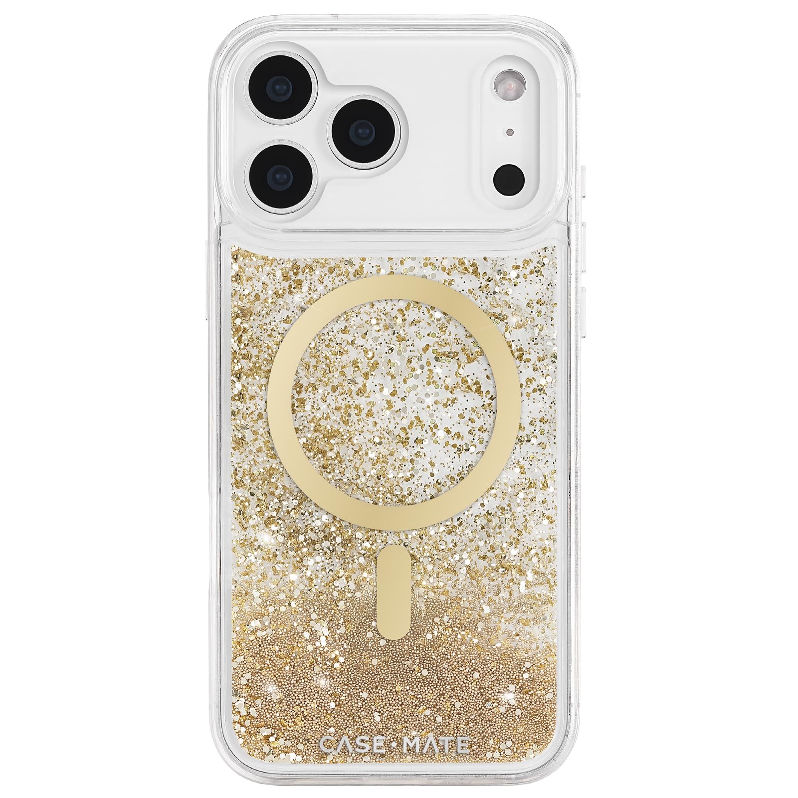 Case-Mate iPhone 17 Pro Max Case [Compatible with MagSafe] - Liquid Glitter Phone Case with 12ft Drop Protection - Premium Magne
