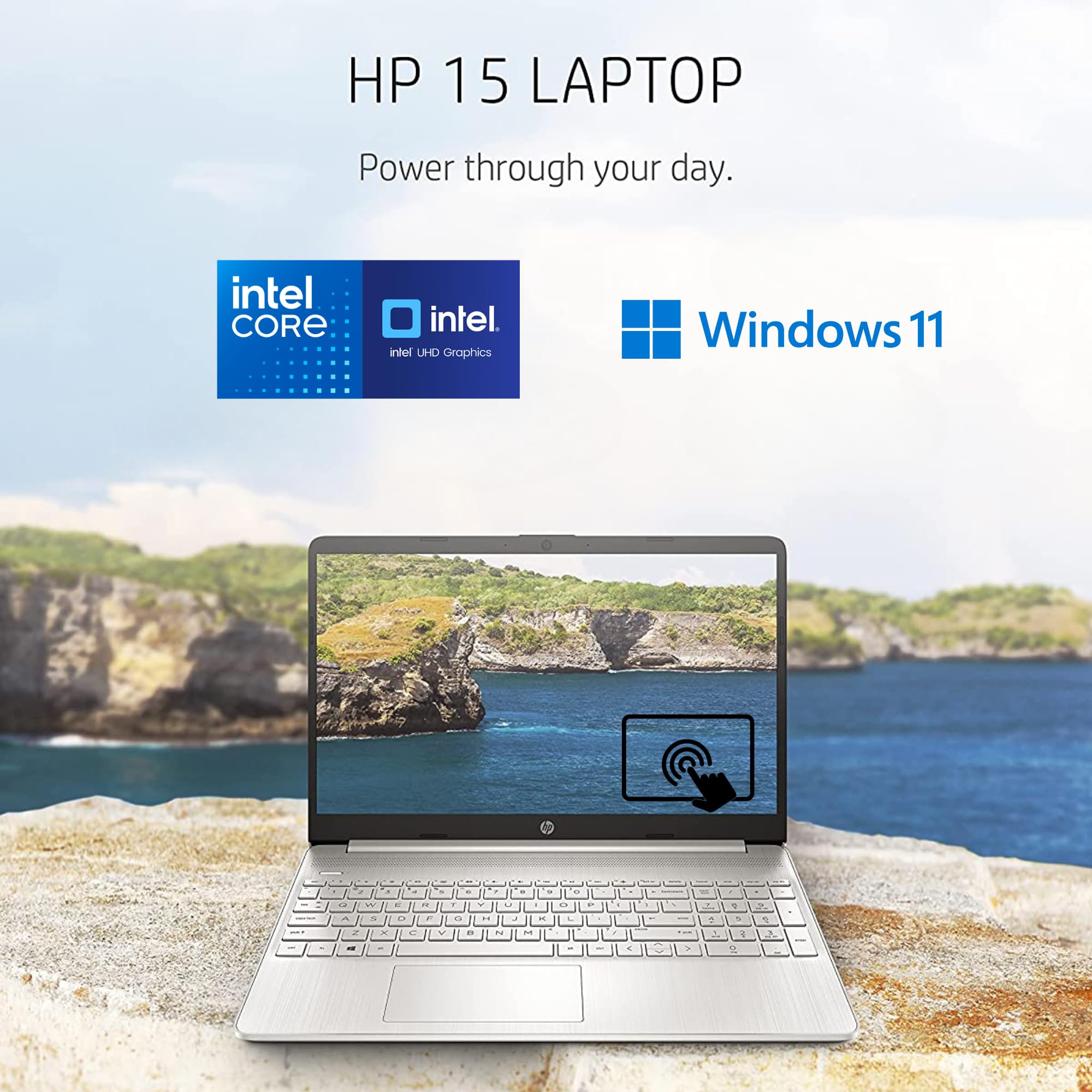 Hp Newest Pavilion 15.6'' Hd Touch Screen Laptop For Multitasking, 20Gb Ram, 1Tb Ssd Storage, Intel Core I3, Fast Charge, Sd Car