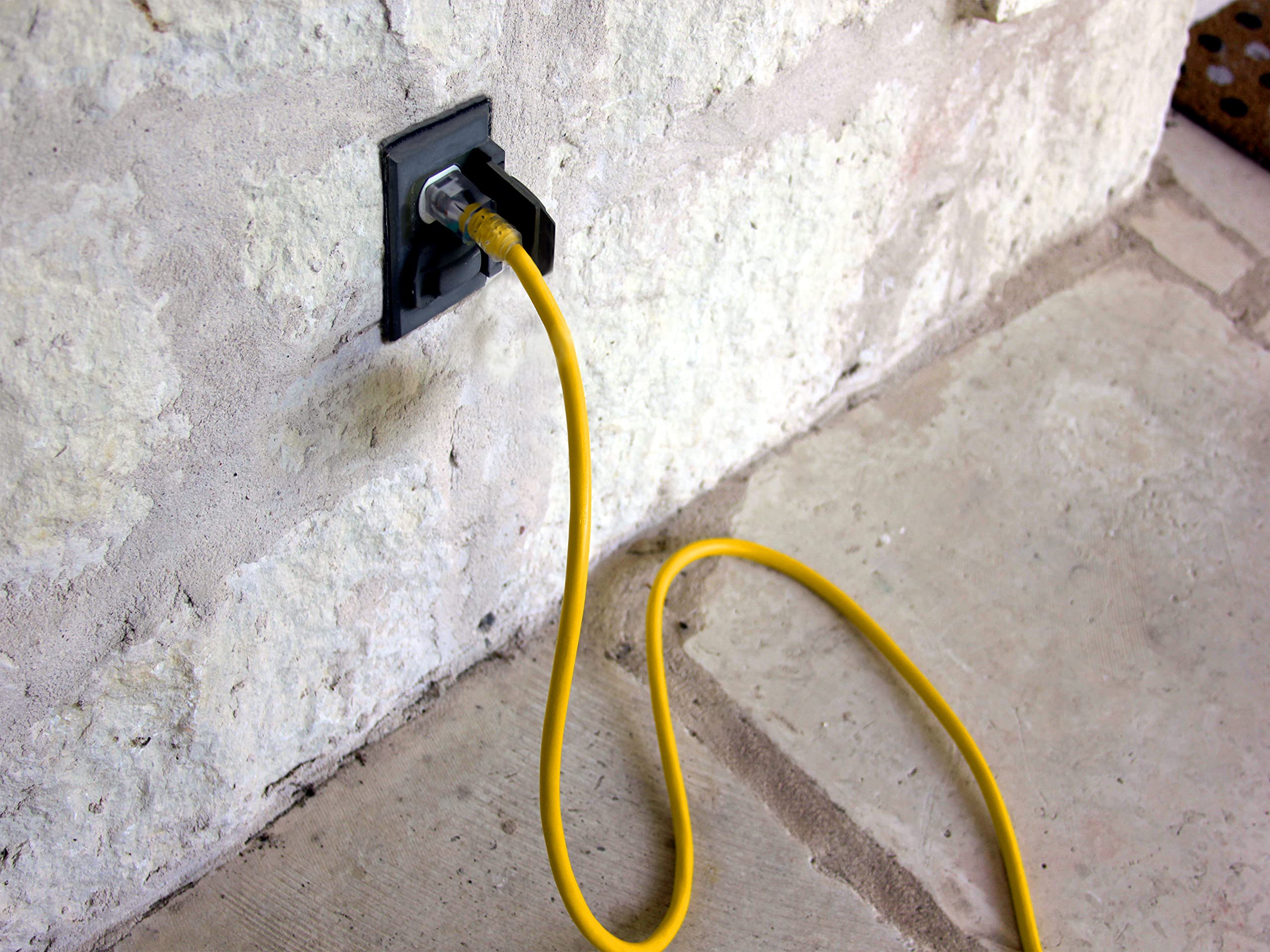 50 Ft   10 Gauge Heavy Duty Extension Cord   3 Outlet Lighted Sjtw   Indoor/Outdoor Extension Cord By Watt'S Wire   50' 10 Gauge