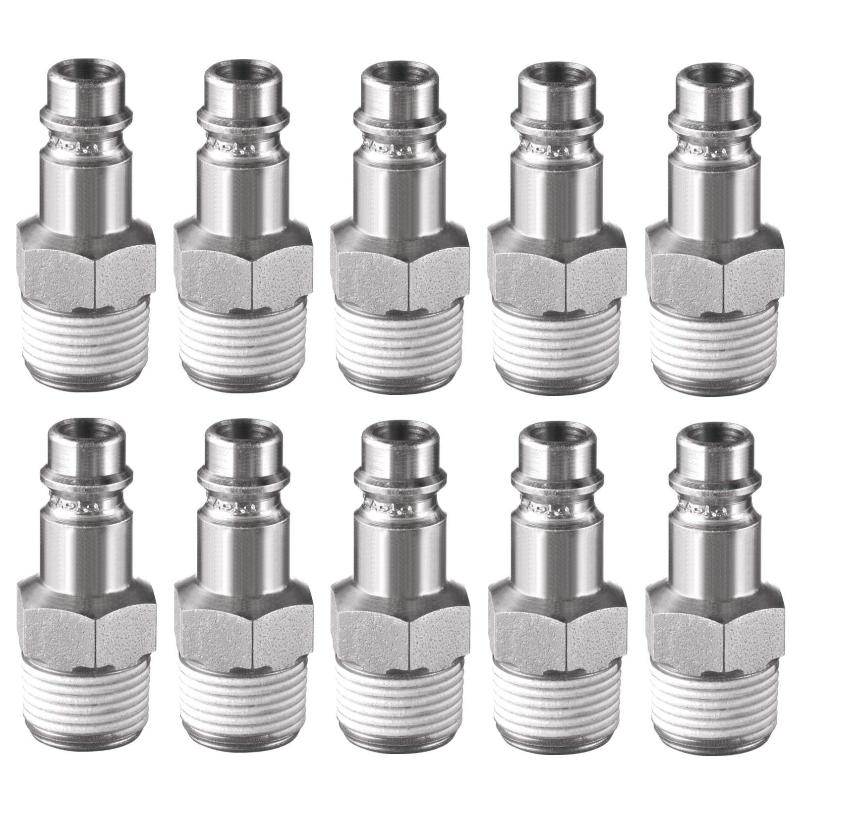 Prevost Erp 076251 1/4 Thread Male Npt High Flow Safety Air Plug (10)
