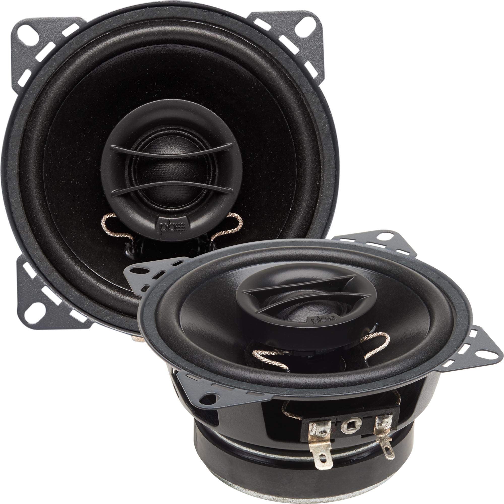 Powerbass S 4002 4'' Coaxial Oem Speakers, Set Of 2 (S4002)