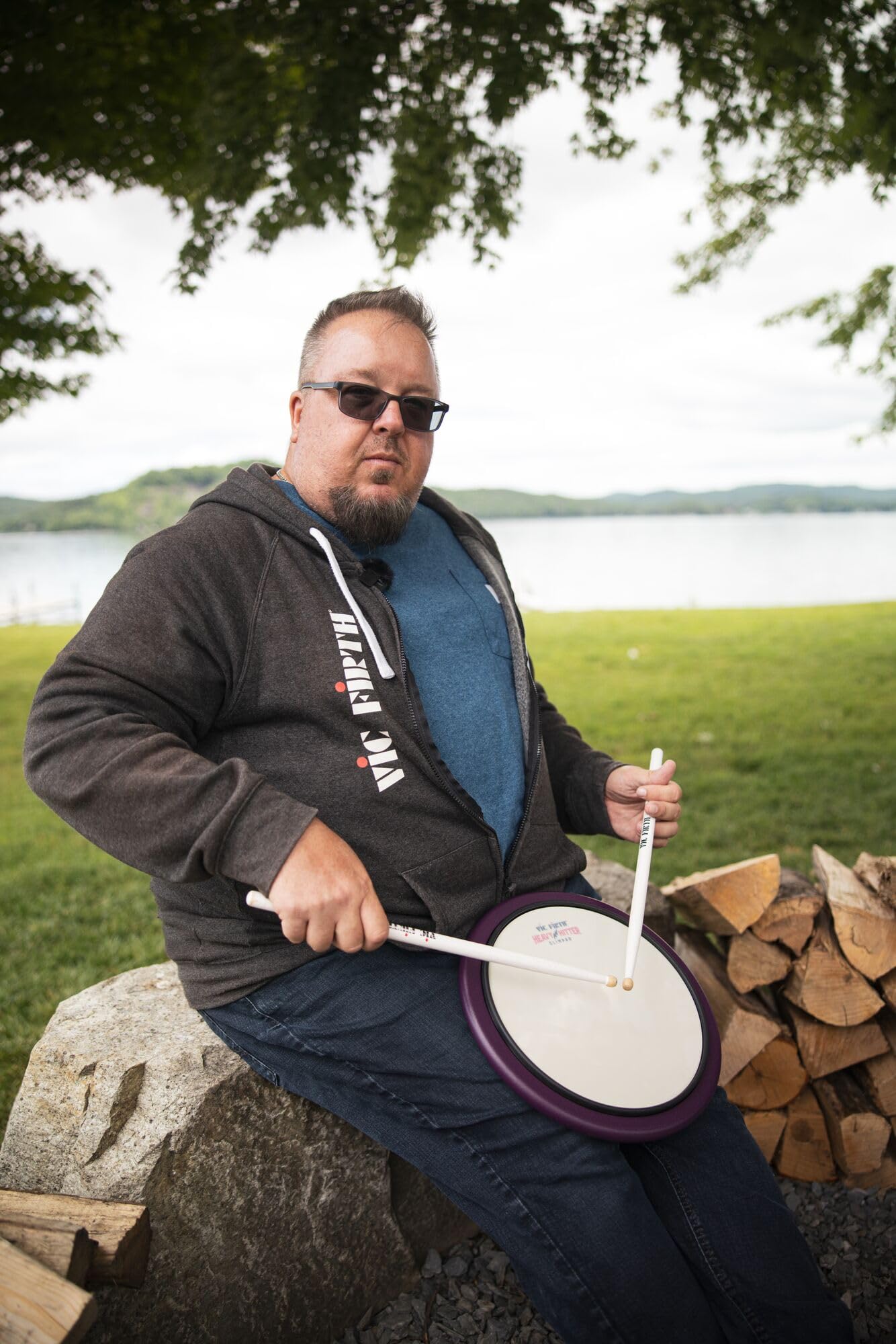 Vic Firth Heavy Hitter Slim Pad With Rim