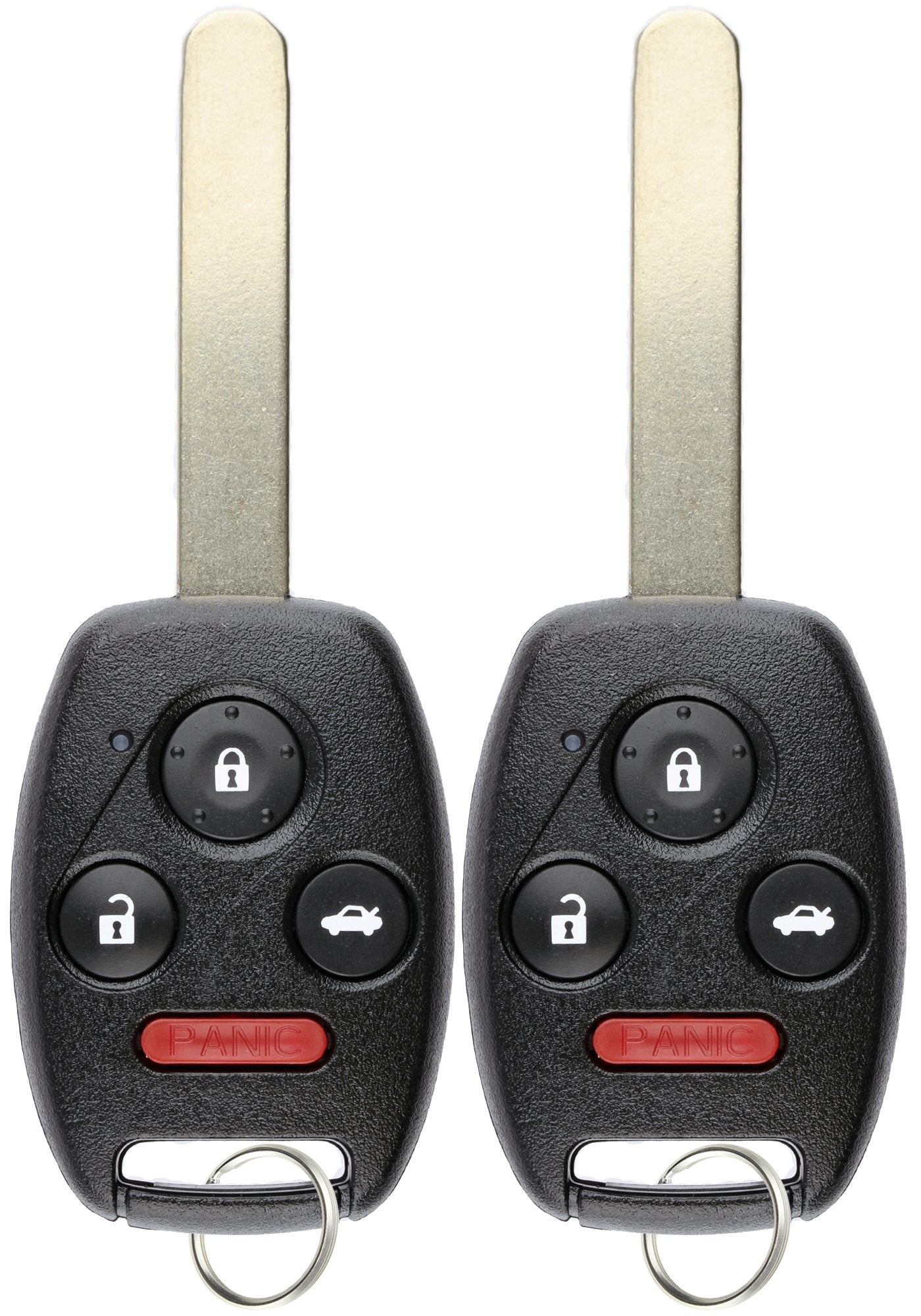 Keylessoption Keyless Entry Remote Control Uncut Car Ignition Key Fob Replacement For Oucg8D 380H A (Pack Of 2)