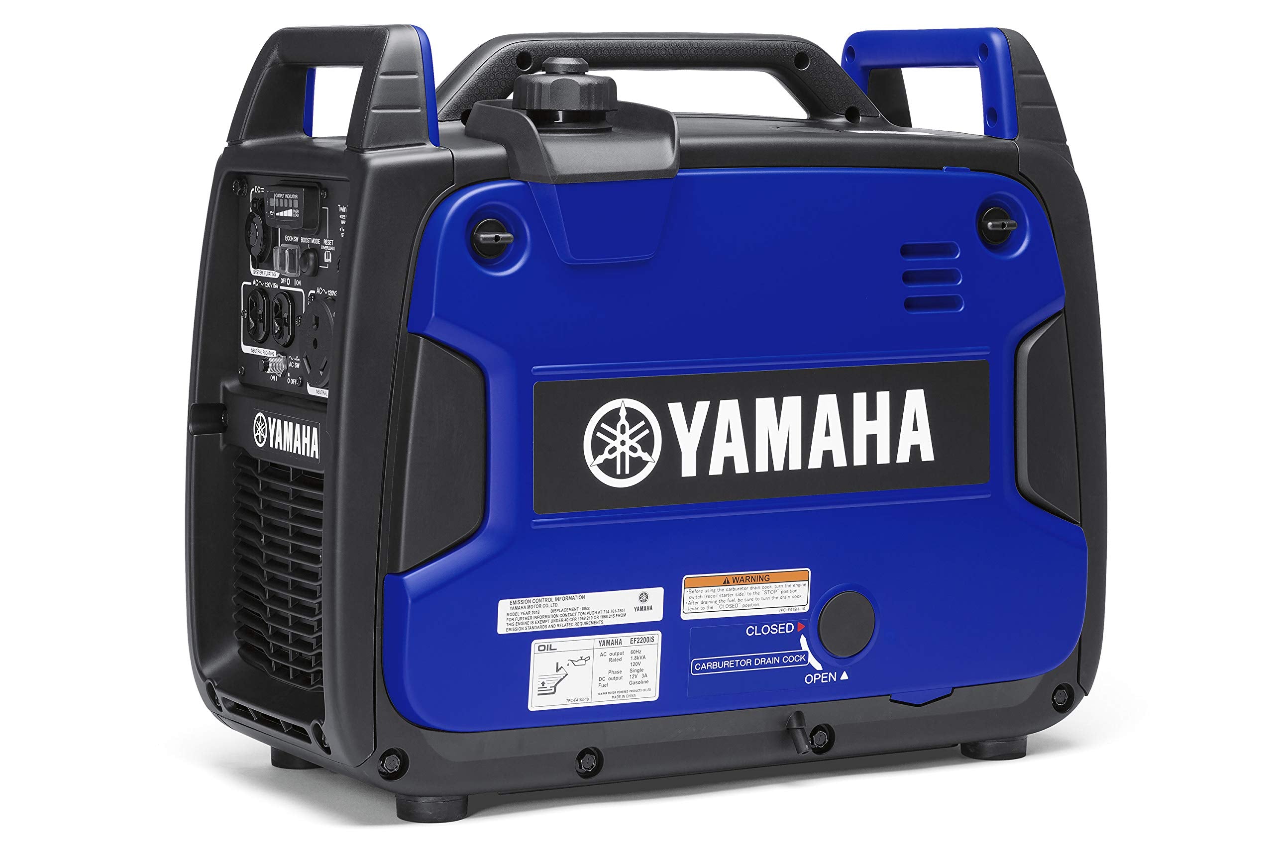 Yamaha Ef2200Is Inverter Generator, 2200 Watts, Blue